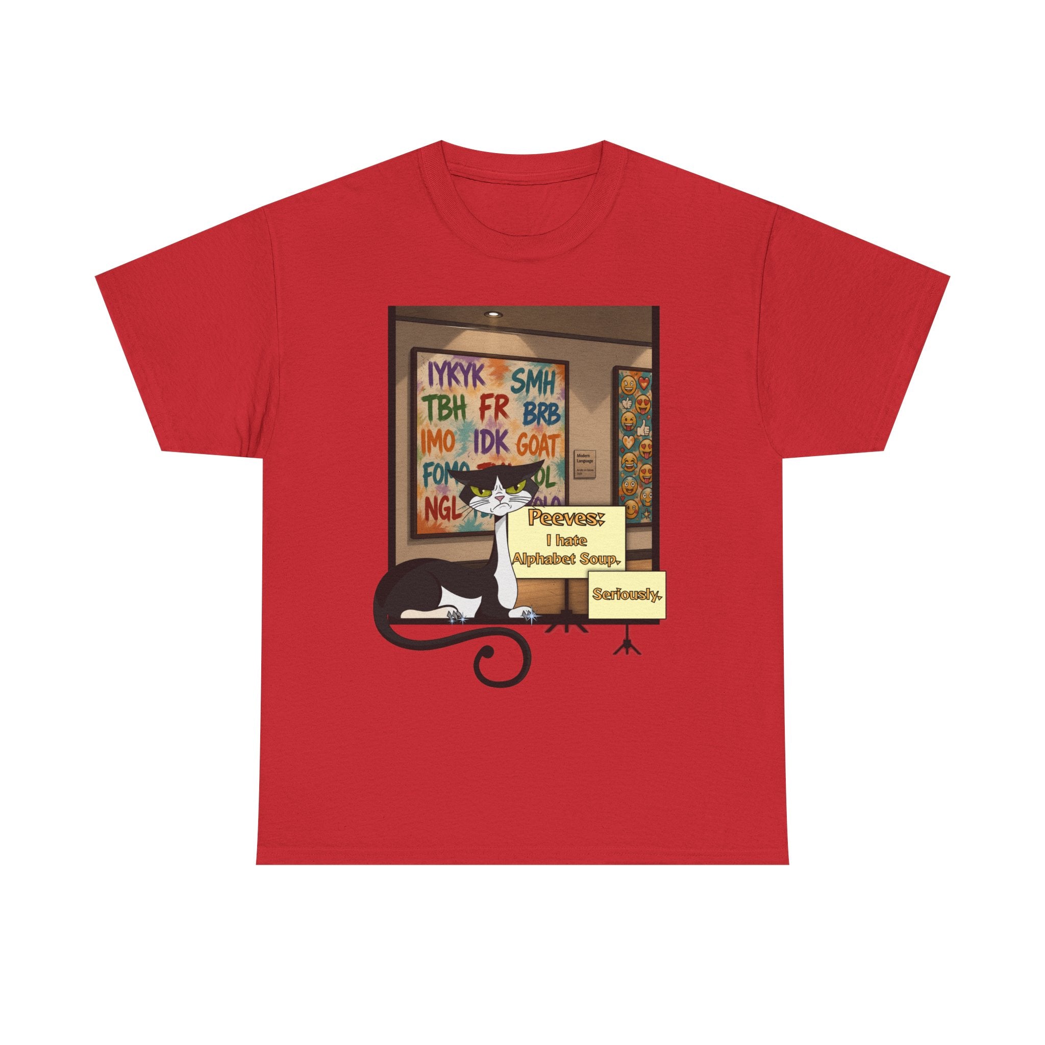 Peeves: Alphabet Soup T-Shirt — Museum Curator Graphic Tee