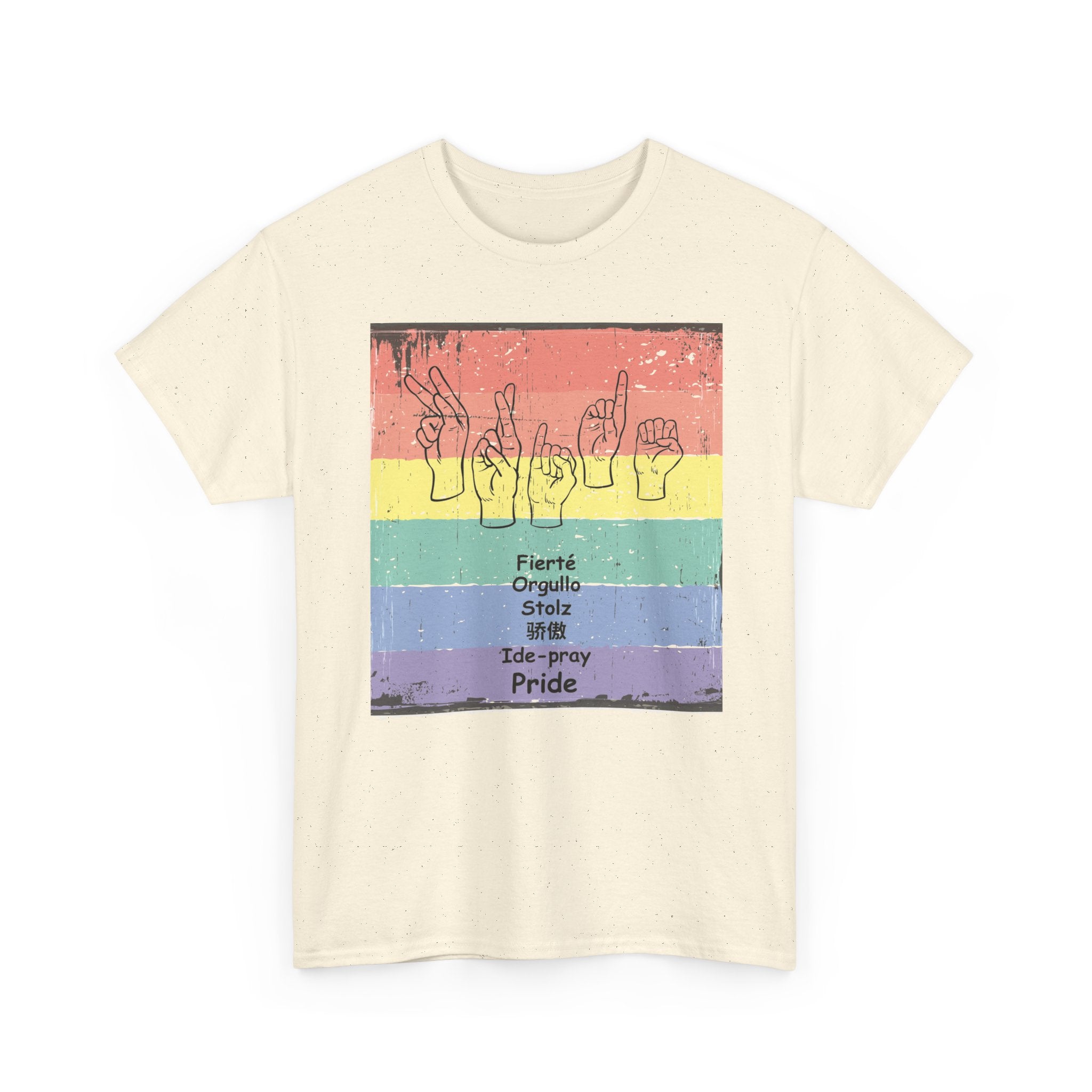 Pride Language - Rainbow Graphic Tee