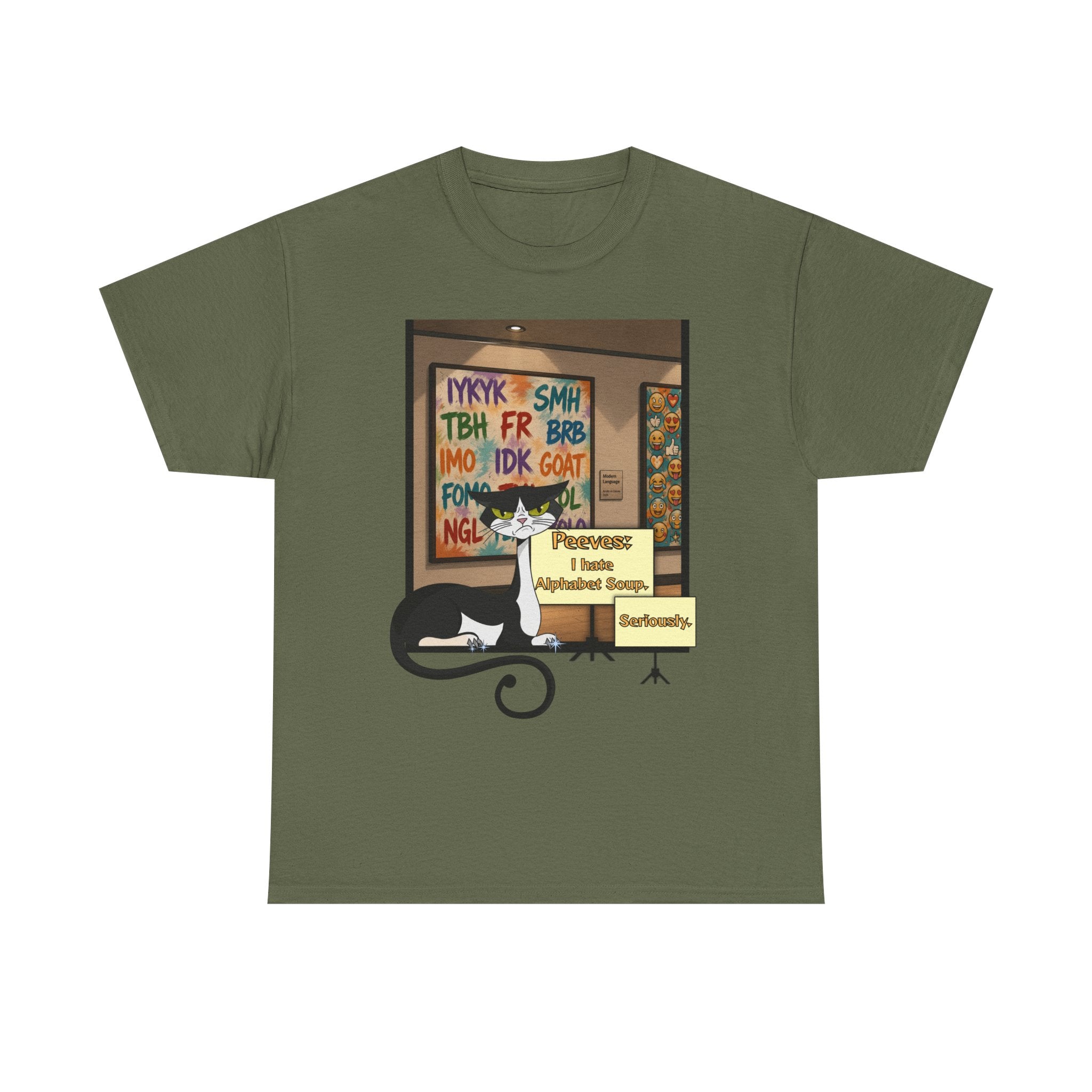Peeves: Alphabet Soup T-Shirt — Museum Curator Graphic Tee