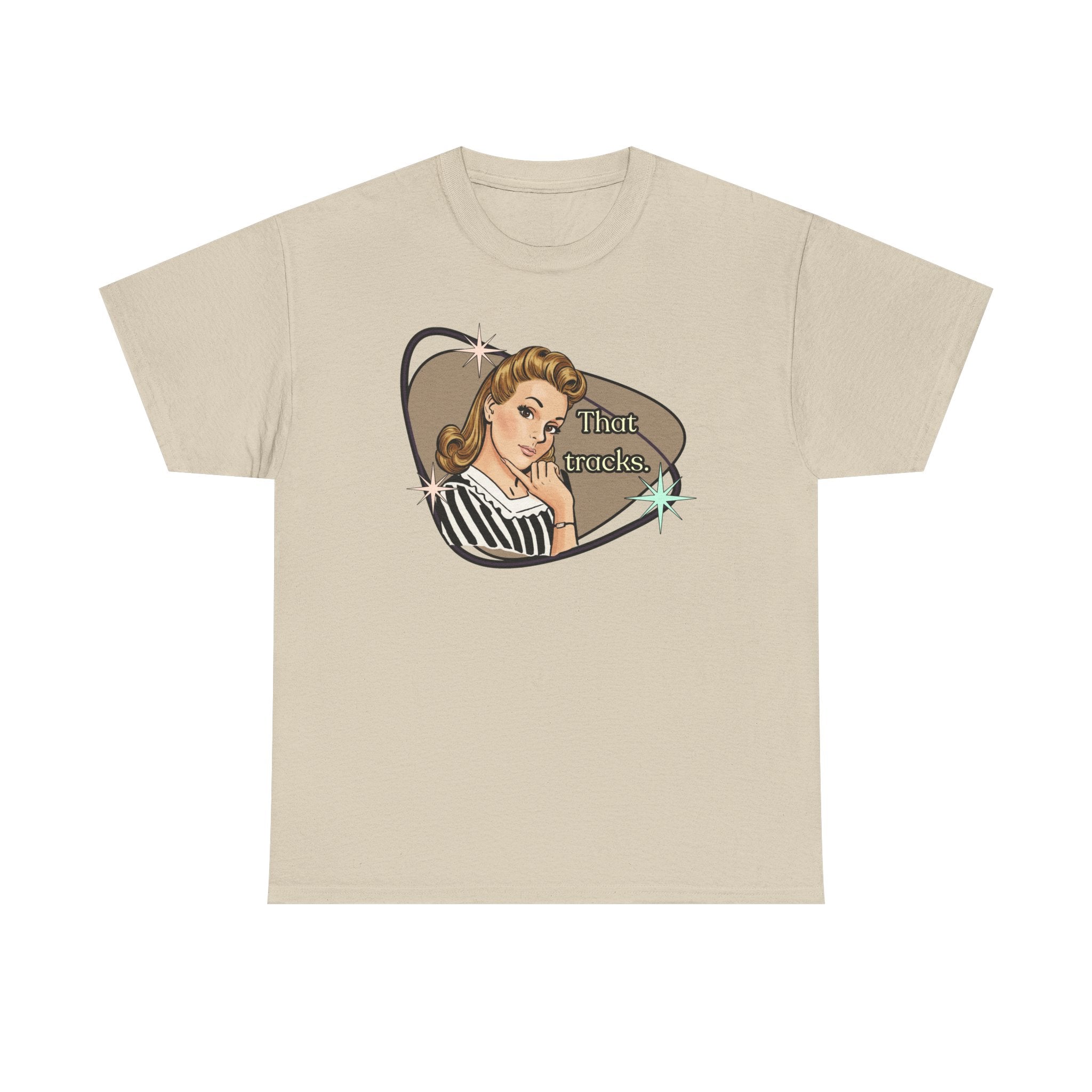 That Tracks Retro T-Shirt  —  Vintage Style Graphic Tee