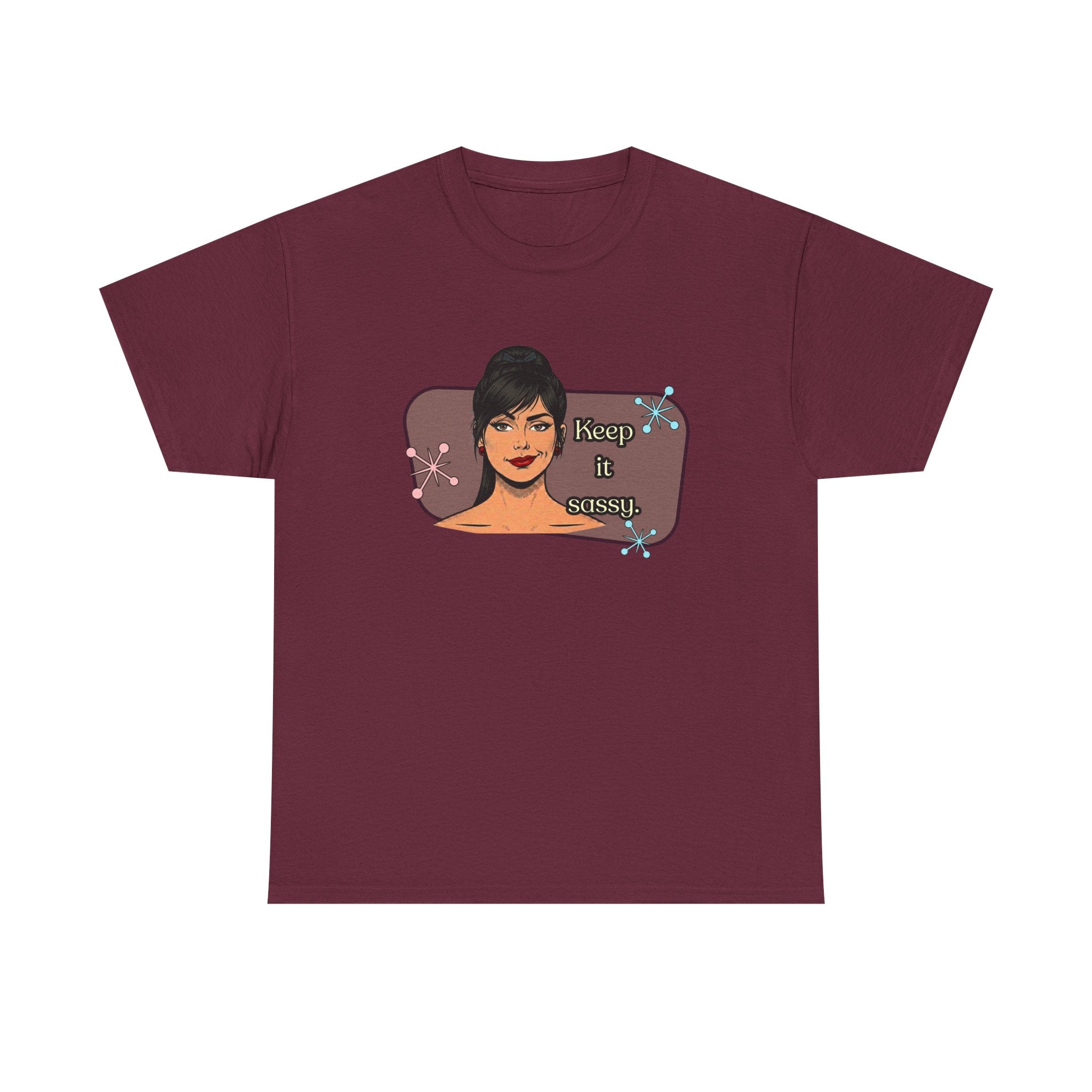 Keep It Sassy Retro Tee — Vintage Style Graphic Tee