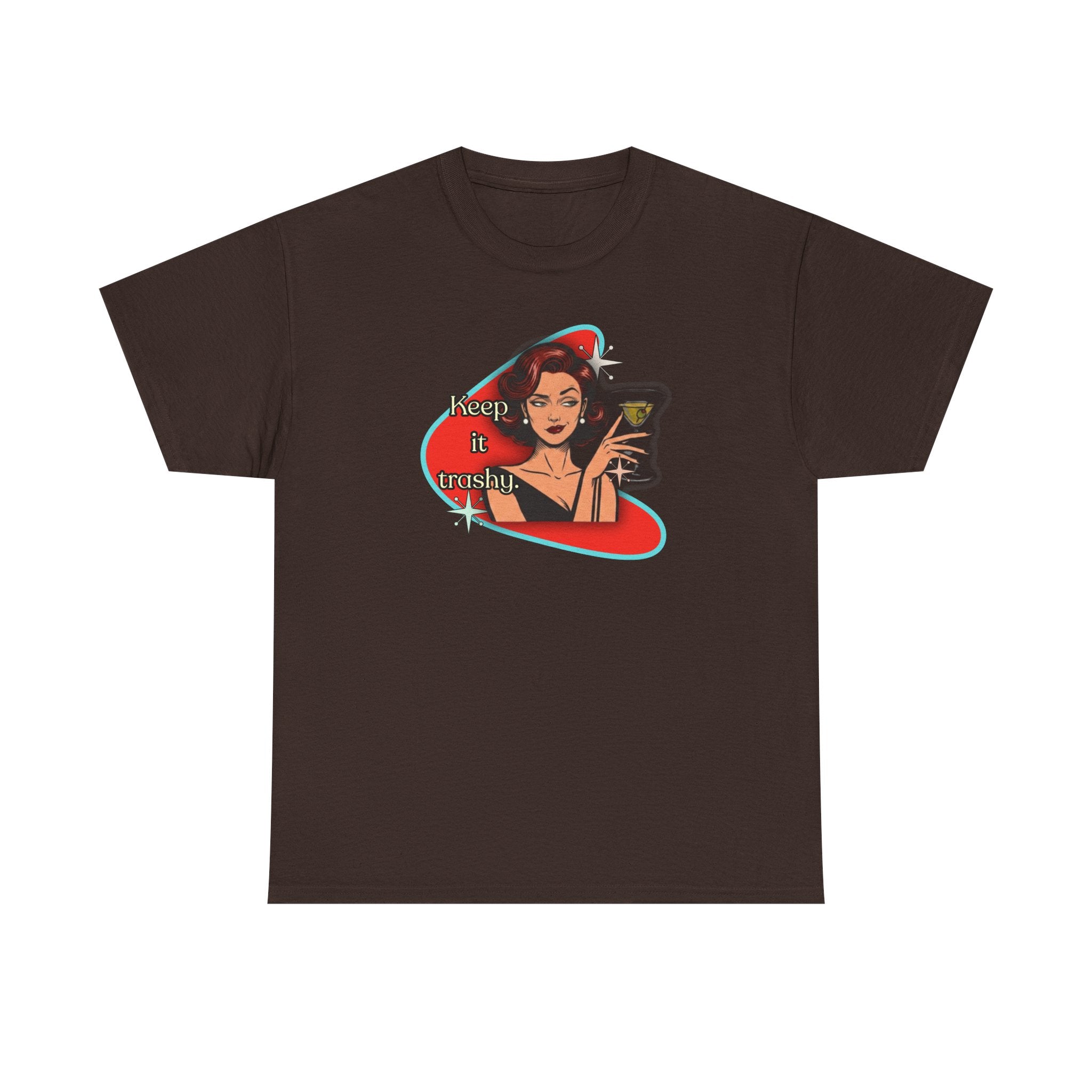 Keep it Trashy Retro Tee – Vintage Style Graphic Tee