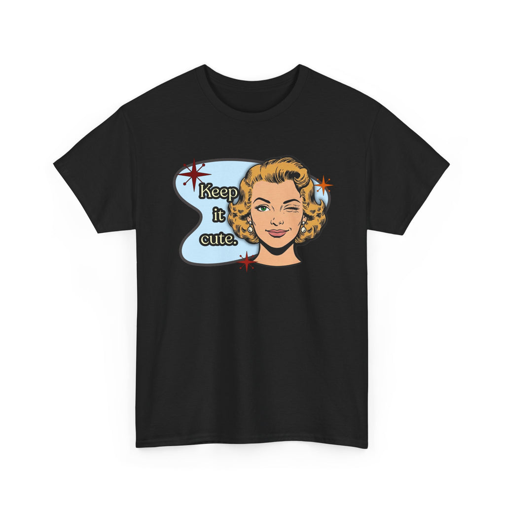 Keep It Cute Retro Tee — Vintage Style Graphic Tee