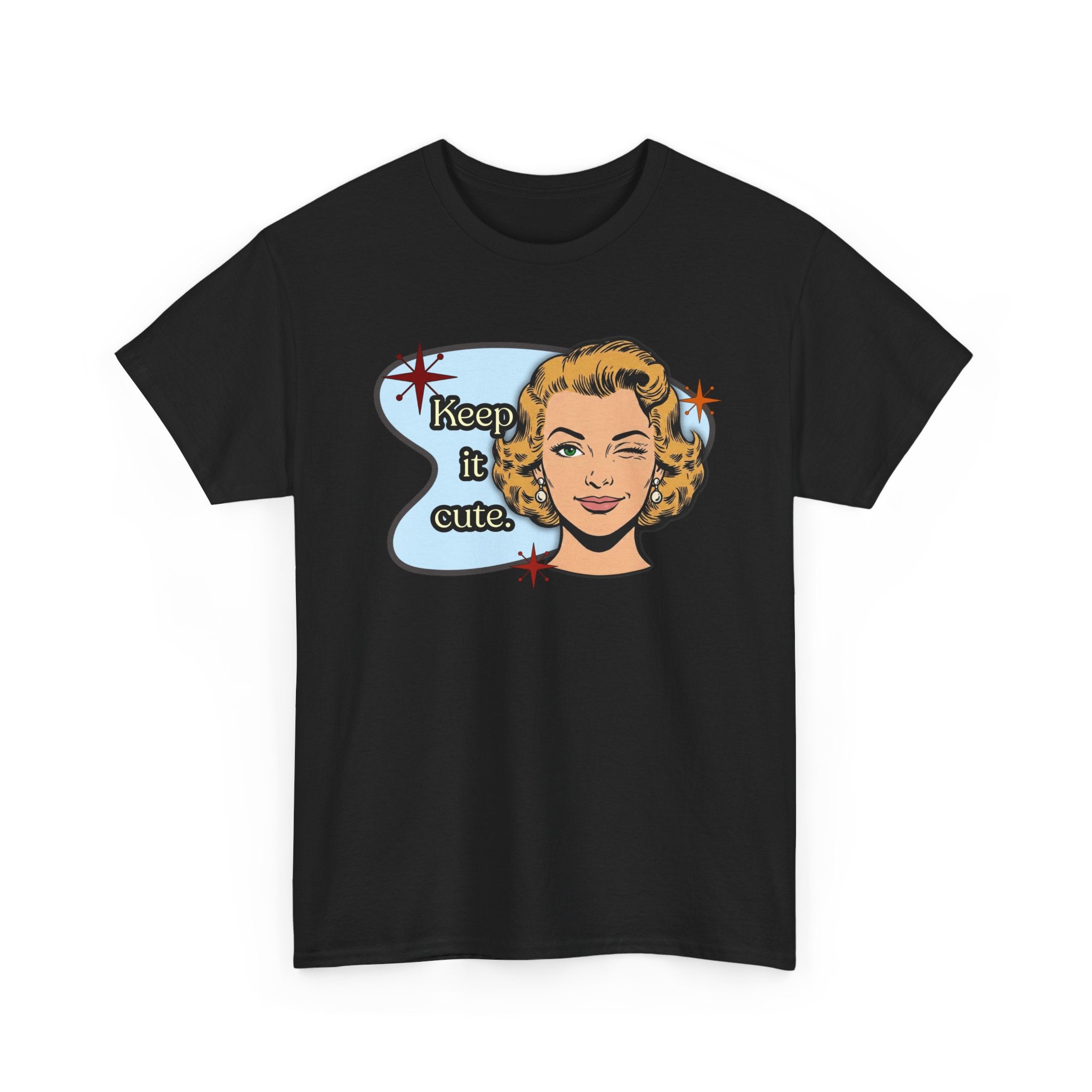 Keep It Cute Retro Tee — Vintage Style Graphic Tee