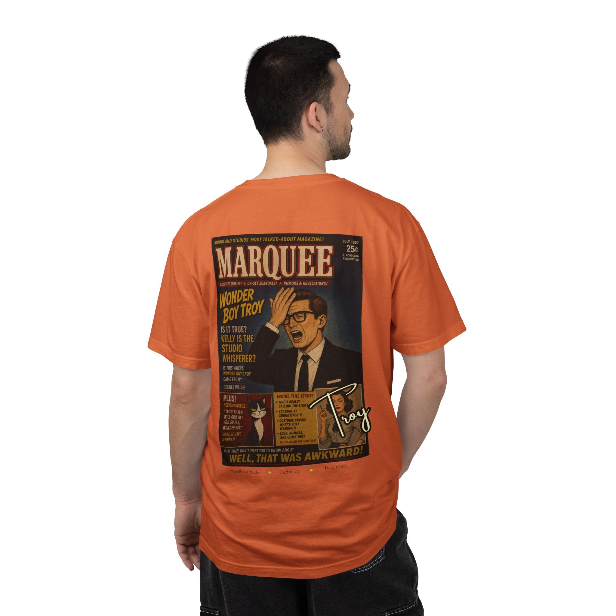Moodland Studios Marquee Retro T-Shirt  —  Vintage Wonder Boy Troy Poster Tee