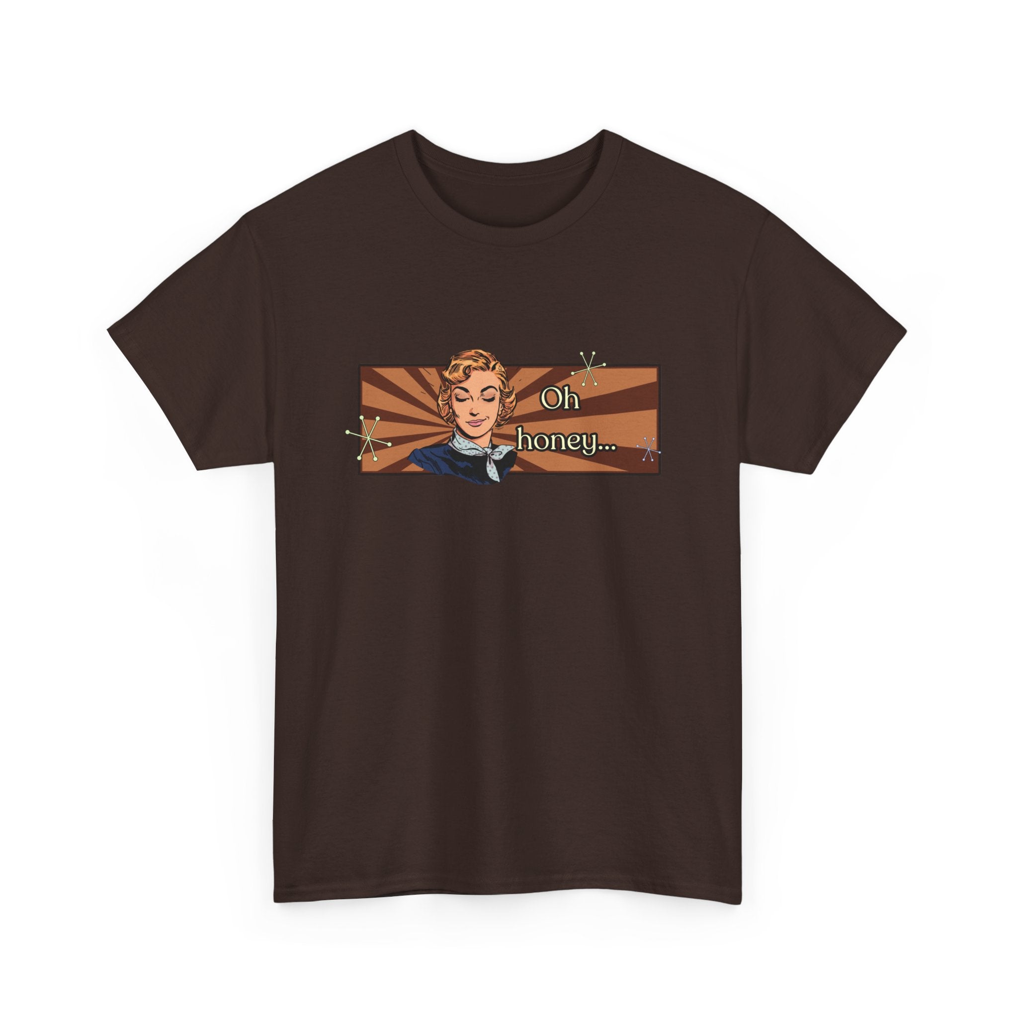 Oh Honey Retro Tee -  Vintage Style Graphic Tee