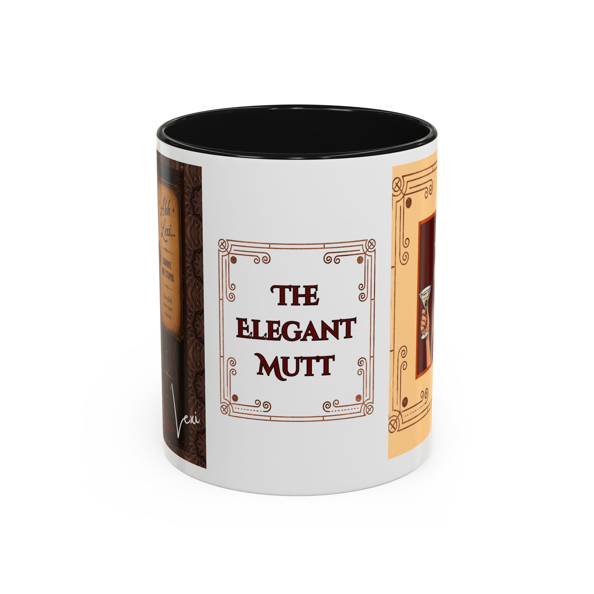 Lexi Accent Coffee Mug — Two-Tone Coffee Cup (11oz)