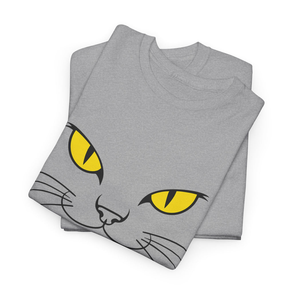 Somebody's Always Watching Cat Tee - Unisex Heavy Cotton T-Shirt