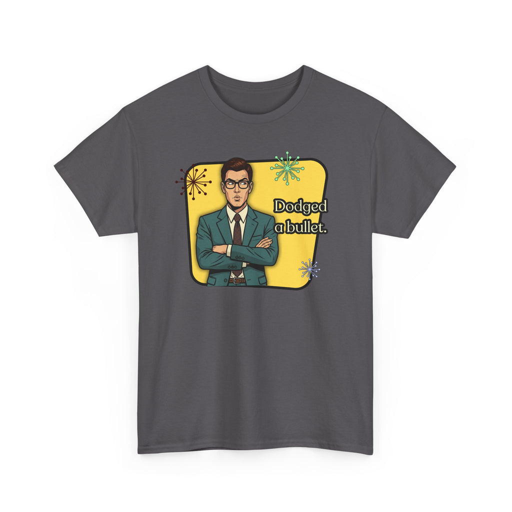 Dodged A Bullet Retro T‑Shirt — Vintage Style Graphic Tee
