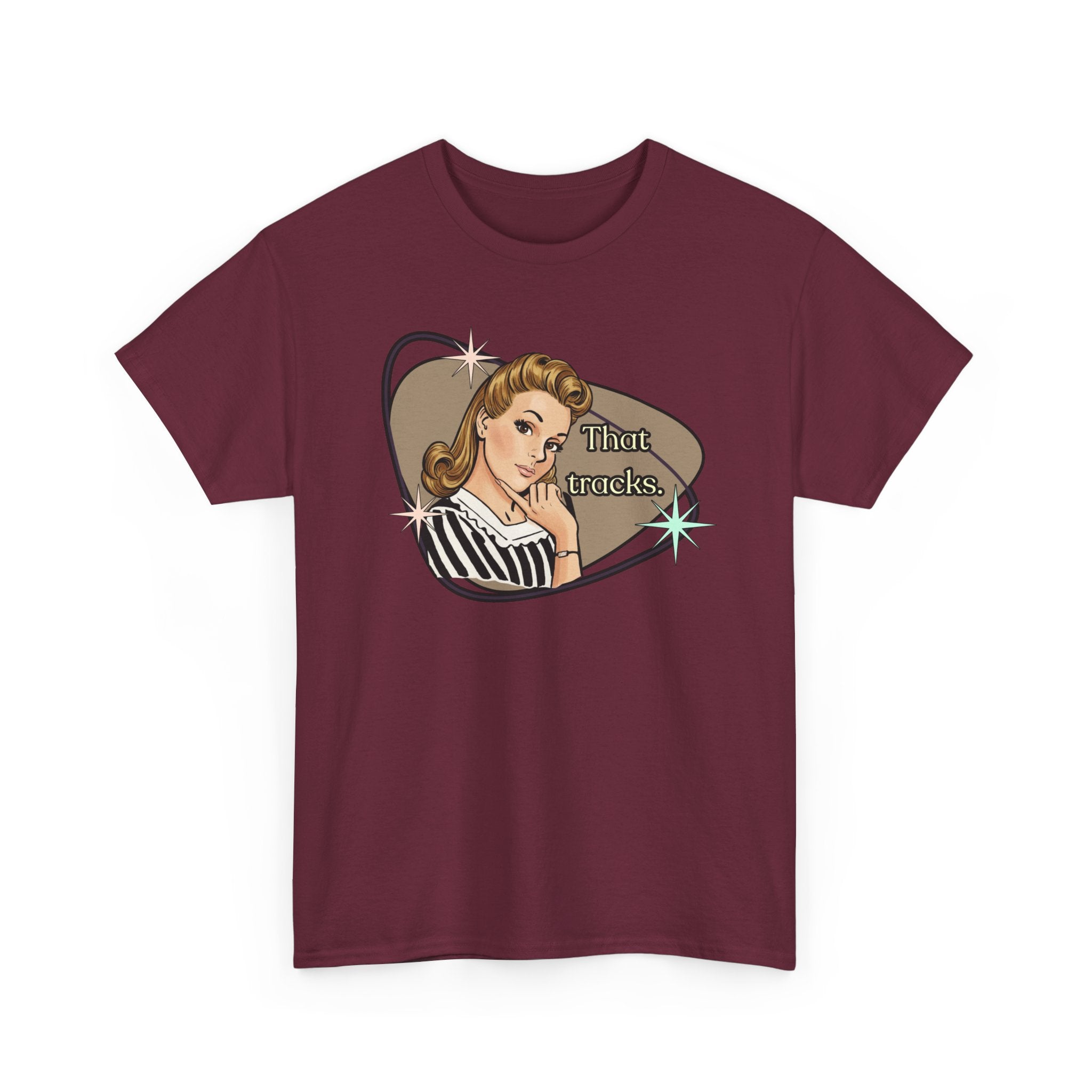 That Tracks Retro T-Shirt  —  Vintage Style Graphic Tee