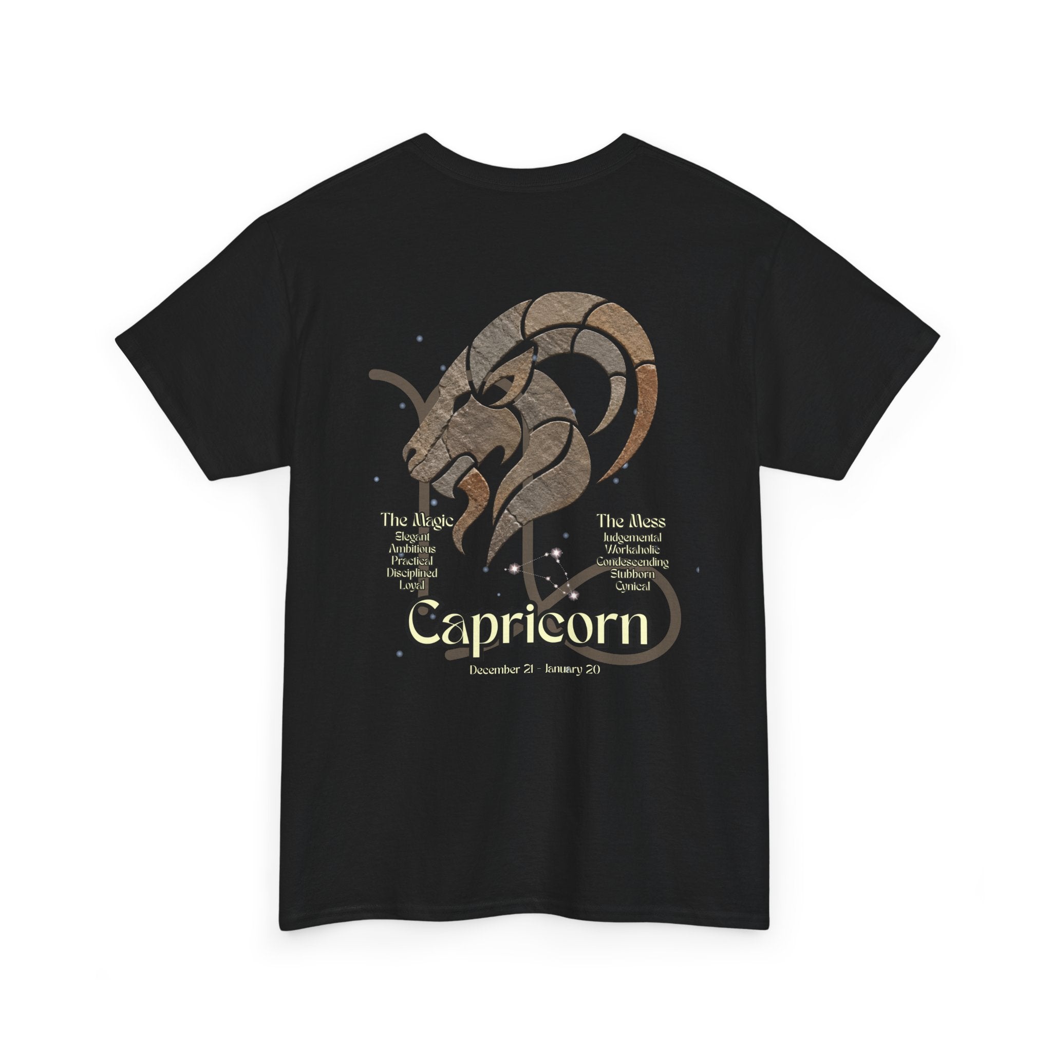 The Zodiac Society Astrology T-Shirt — Capricorn Graphic Tee