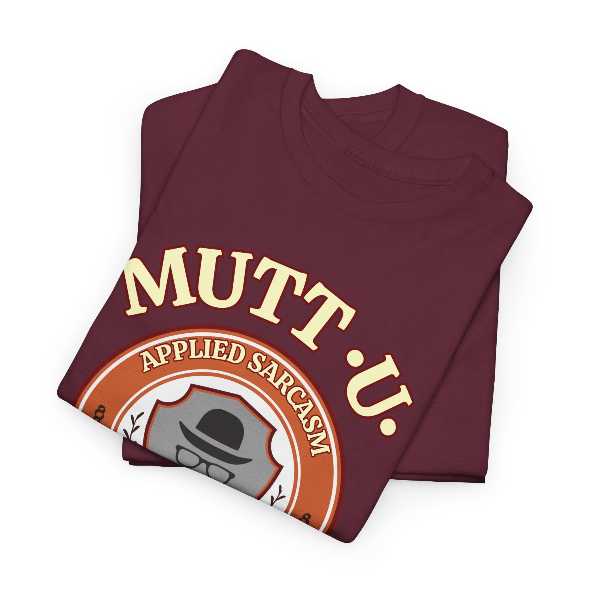 Mutt U Campus T-Shirt  —  School of Sophisticated Sarcasm Mutt Logo Graphic Tee