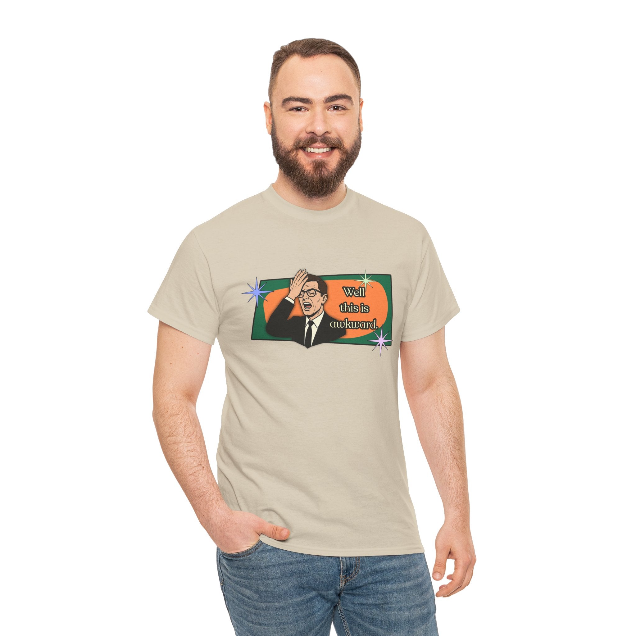 Well That Was Awkward Retro Tee — Vintage Style Graphic Tee