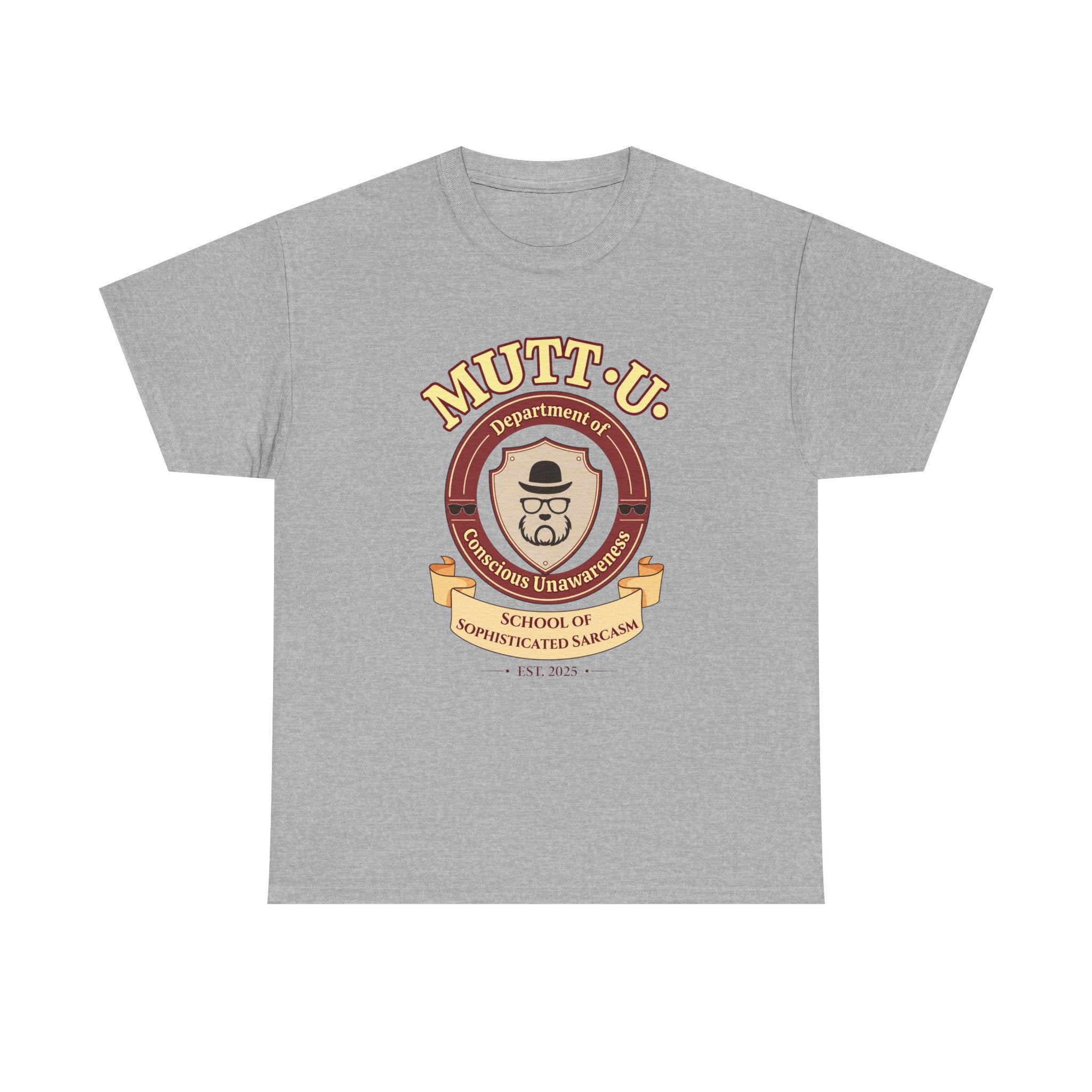 Mutt U Campus T-Shirt - Dept of Conscious Unawareness Mutt Logo Graphic Tee
