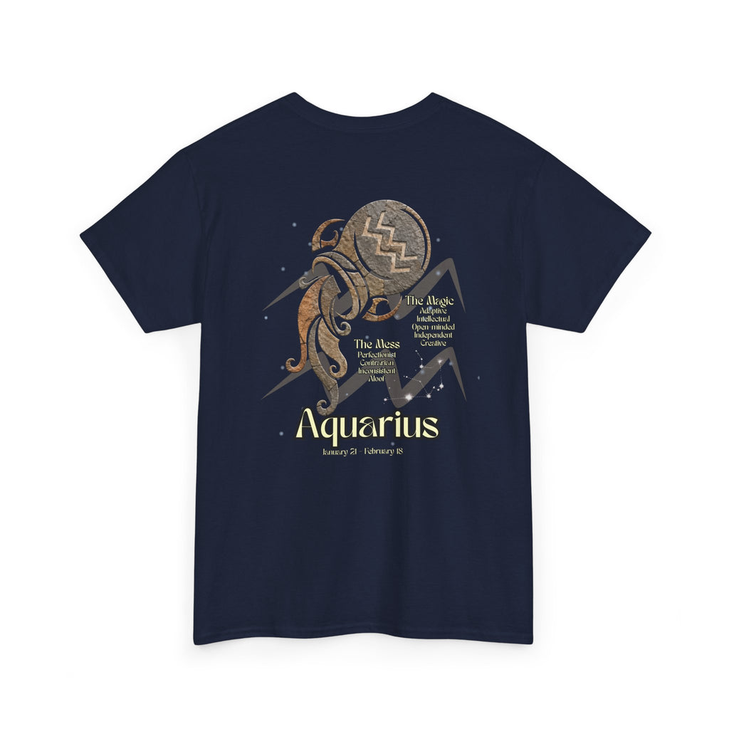 The Zodiac Society Astrology T-Shirt — Aquarius Graphic Tee