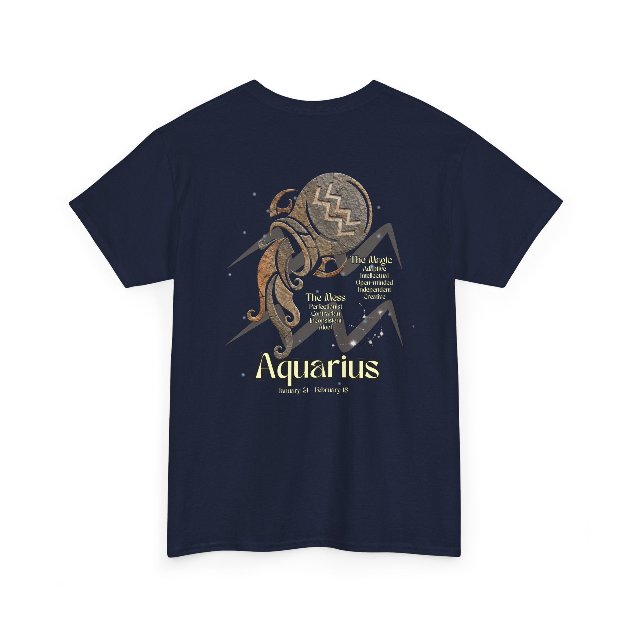The Zodiac Society Astrology T-Shirt — Aquarius Graphic Tee