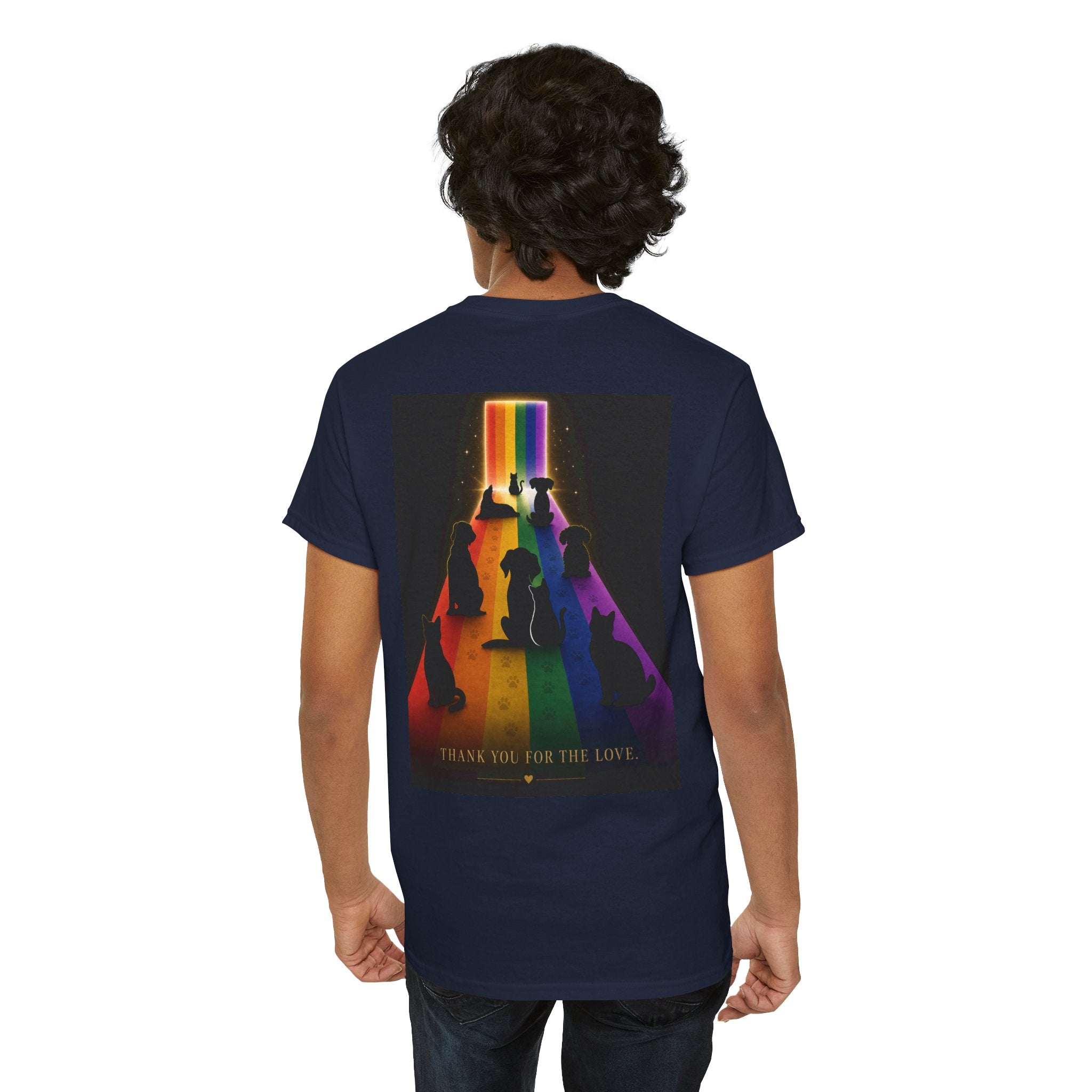 Rainbow Bridge Tribute Graphic Tee— Thank You For the Love