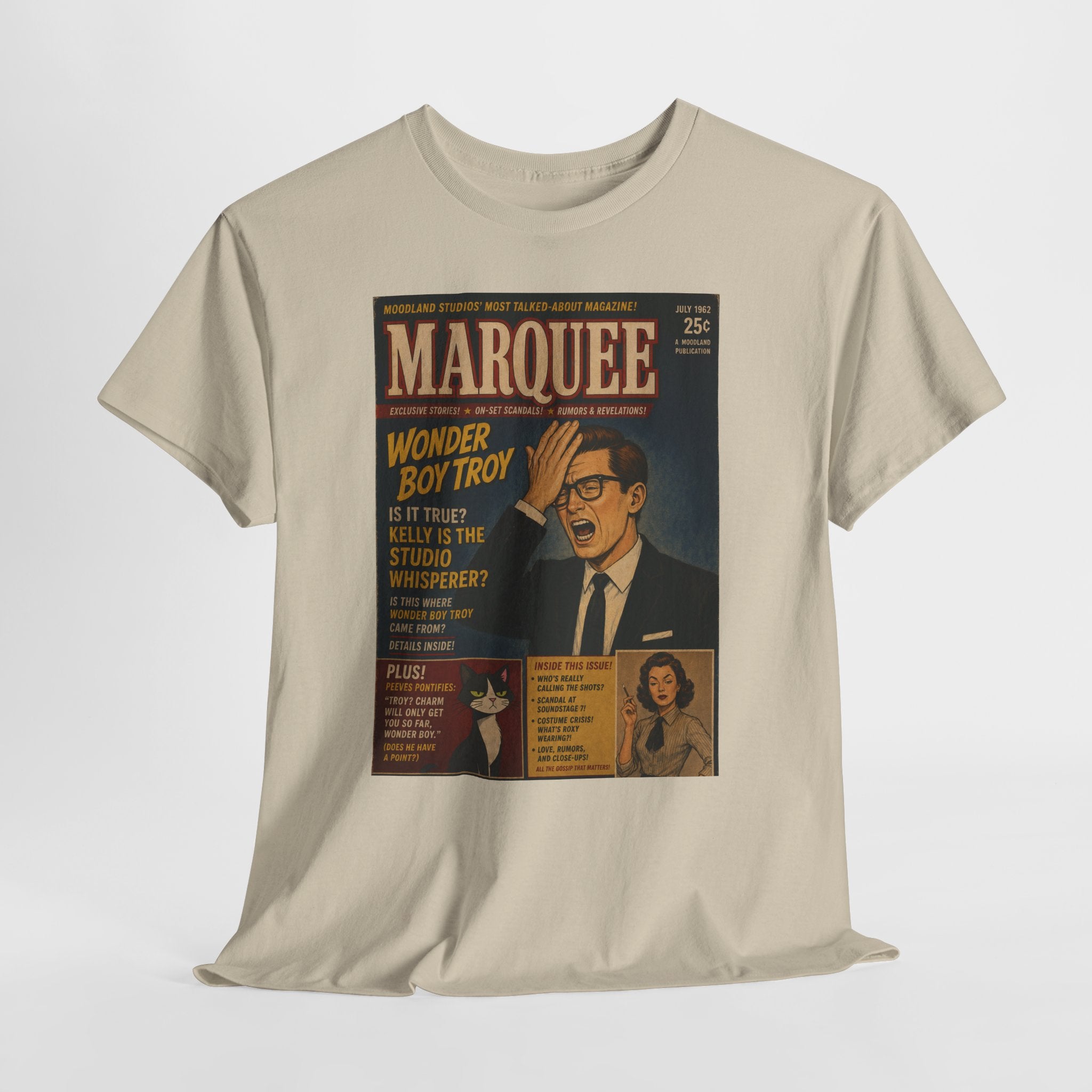 Moodland Studios Retro T-Shirt — Marquee Magazine Vintage Graphic Tee