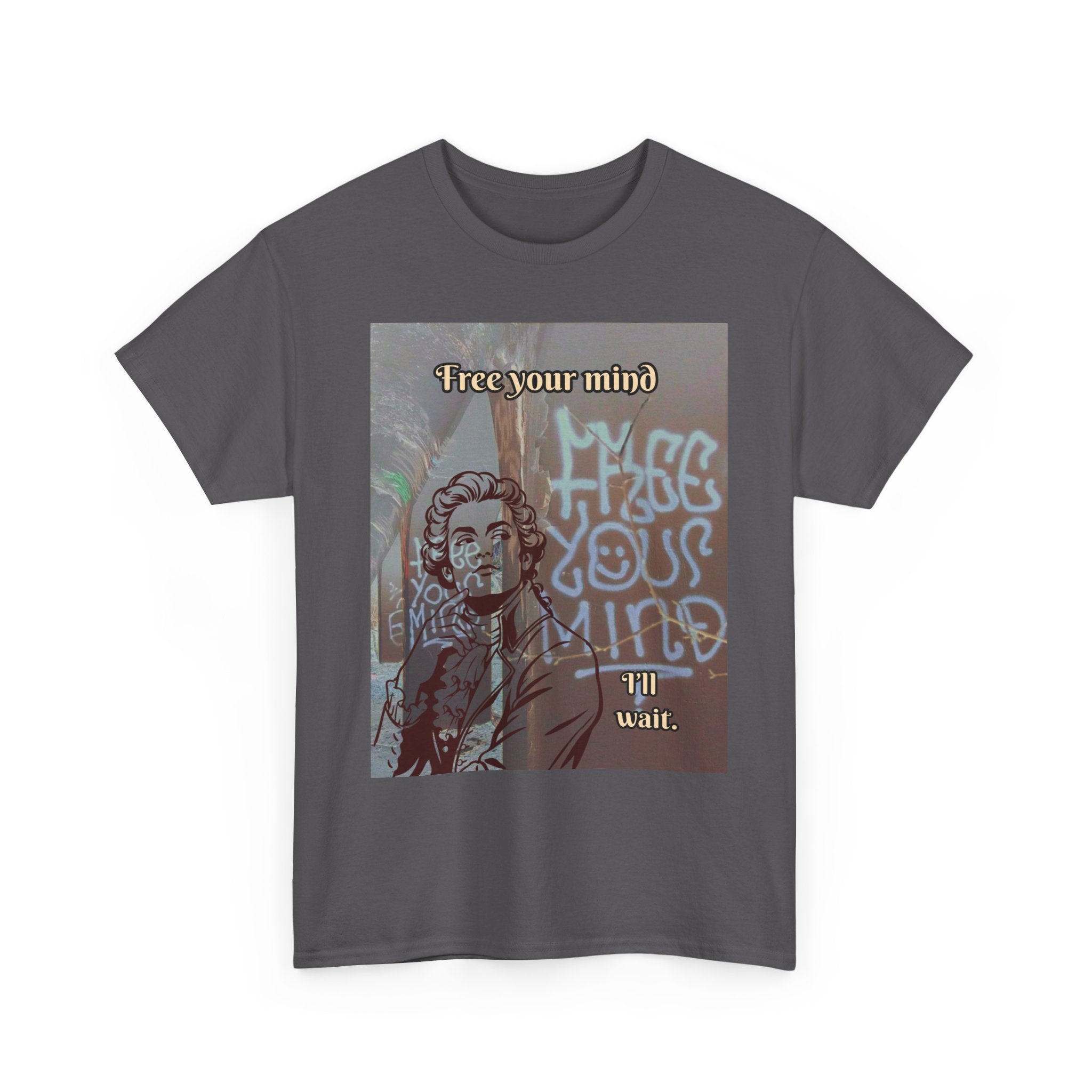 Free Your Mind. I'll Wait 2. — Vintage Graphic Tee