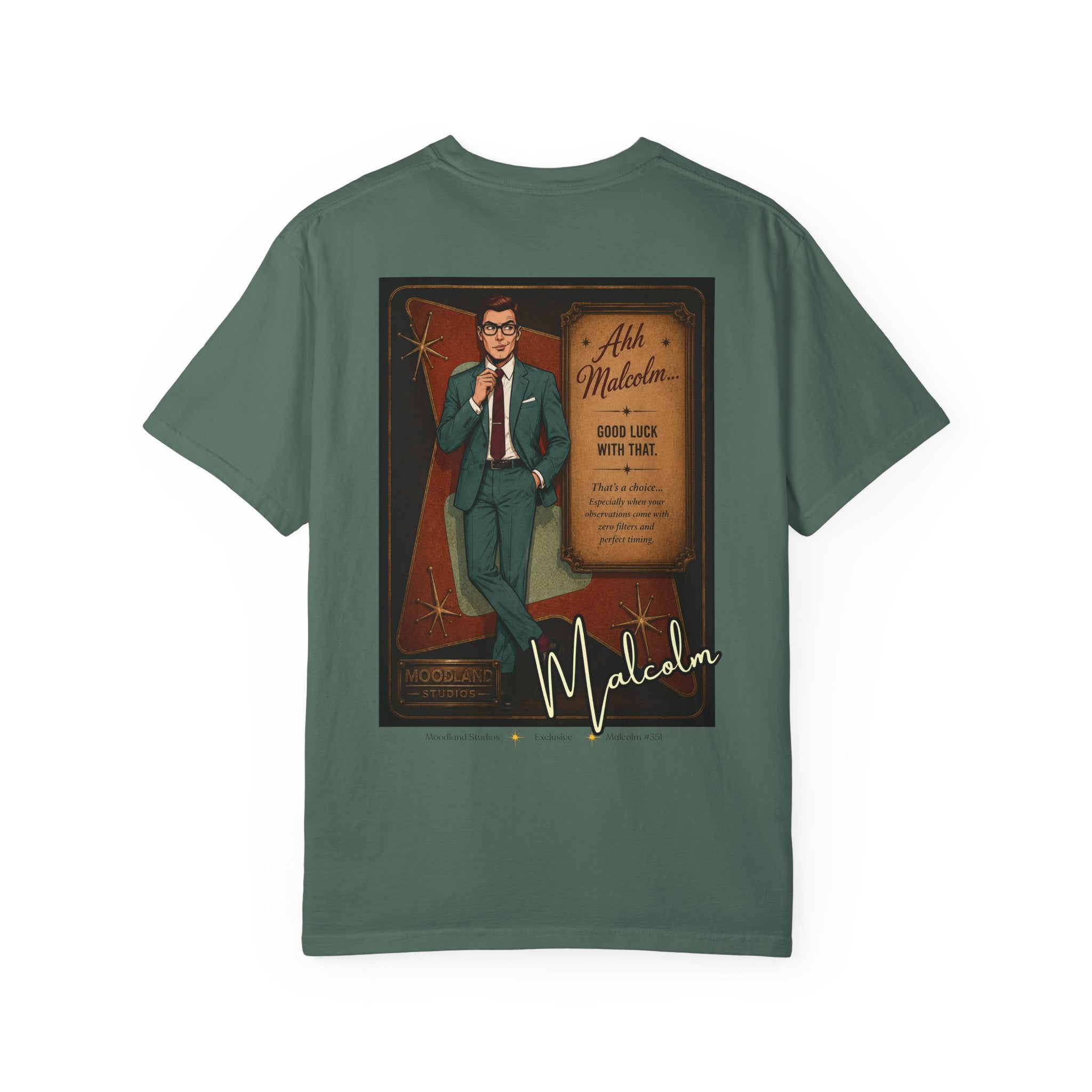 Moodland Studios Malcolm Retro T-Shirt - Vintage Studio Poster Tee