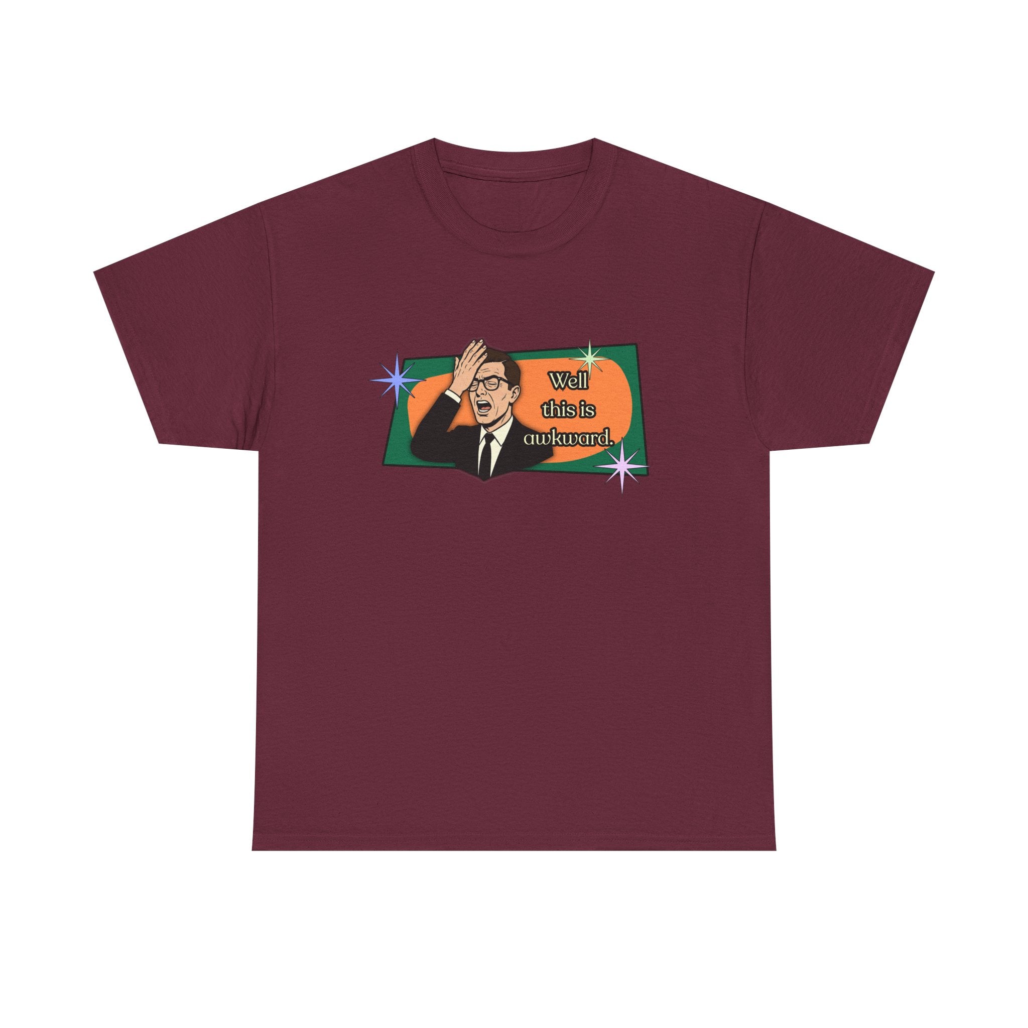 Well That Was Awkward Retro Tee — Vintage Style Graphic Tee