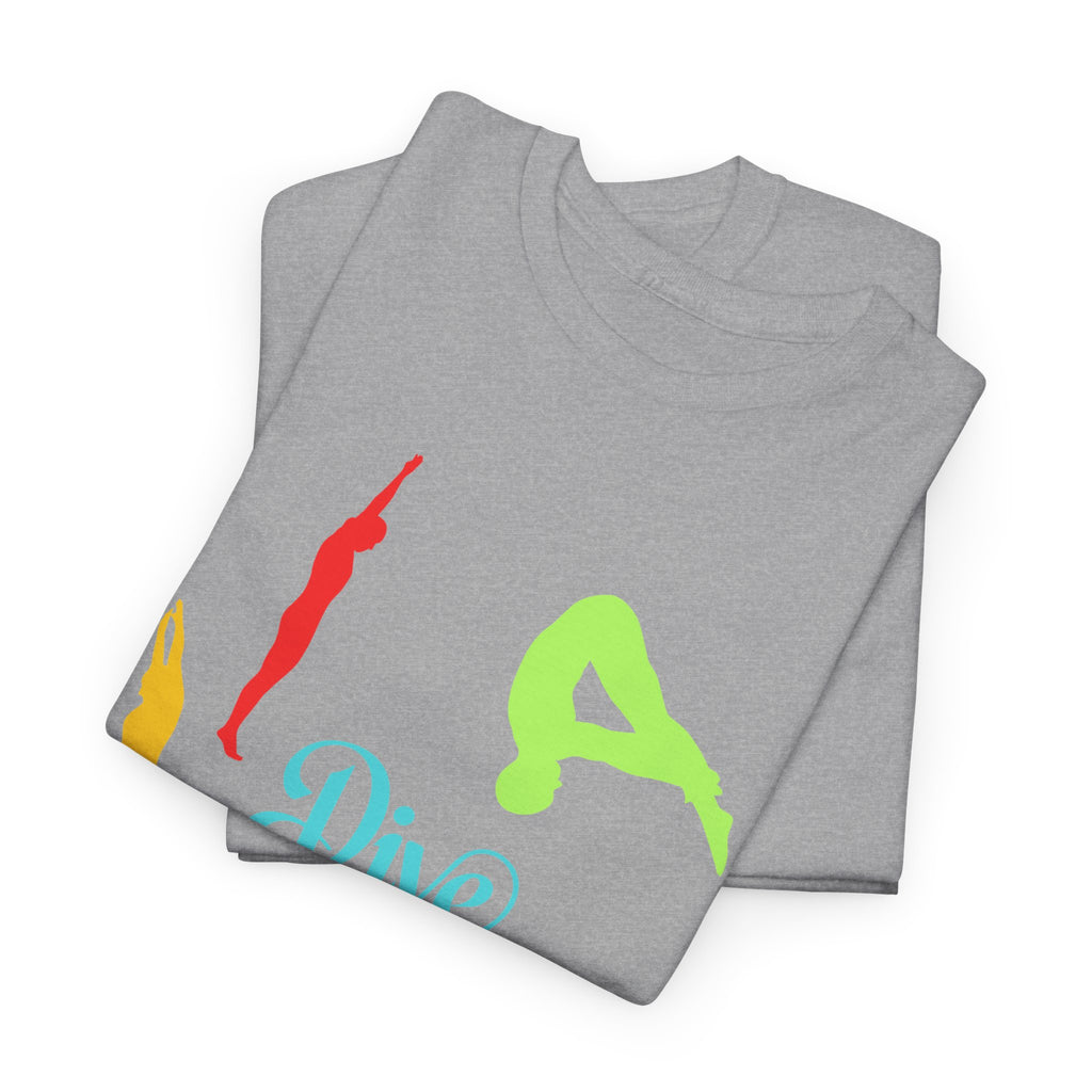 Colorful Dive In Unisex Heavy Cotton Tee