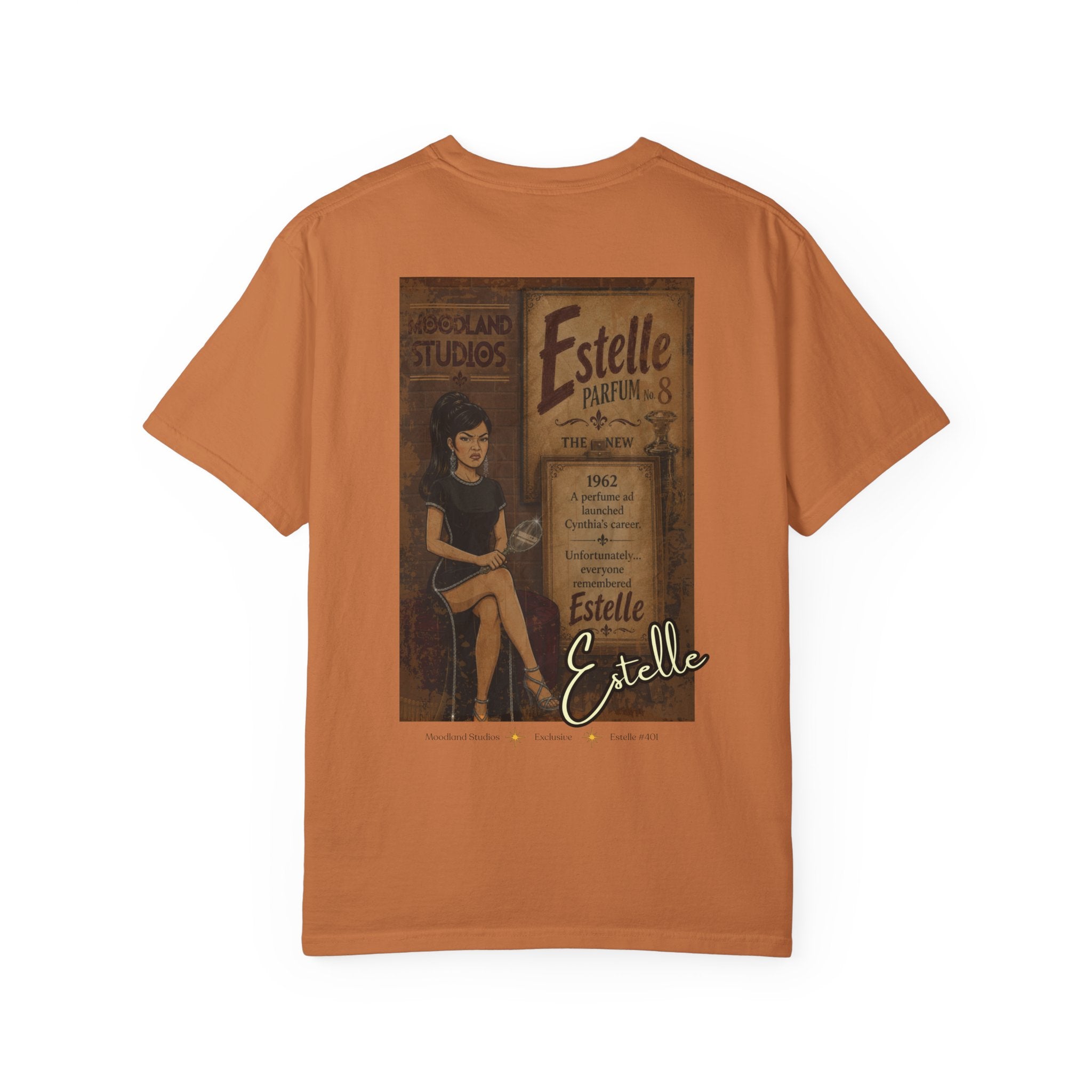 Moodland Studios Estelle Retro T-Shirt - Vintage Studio Poster Graphic Tee