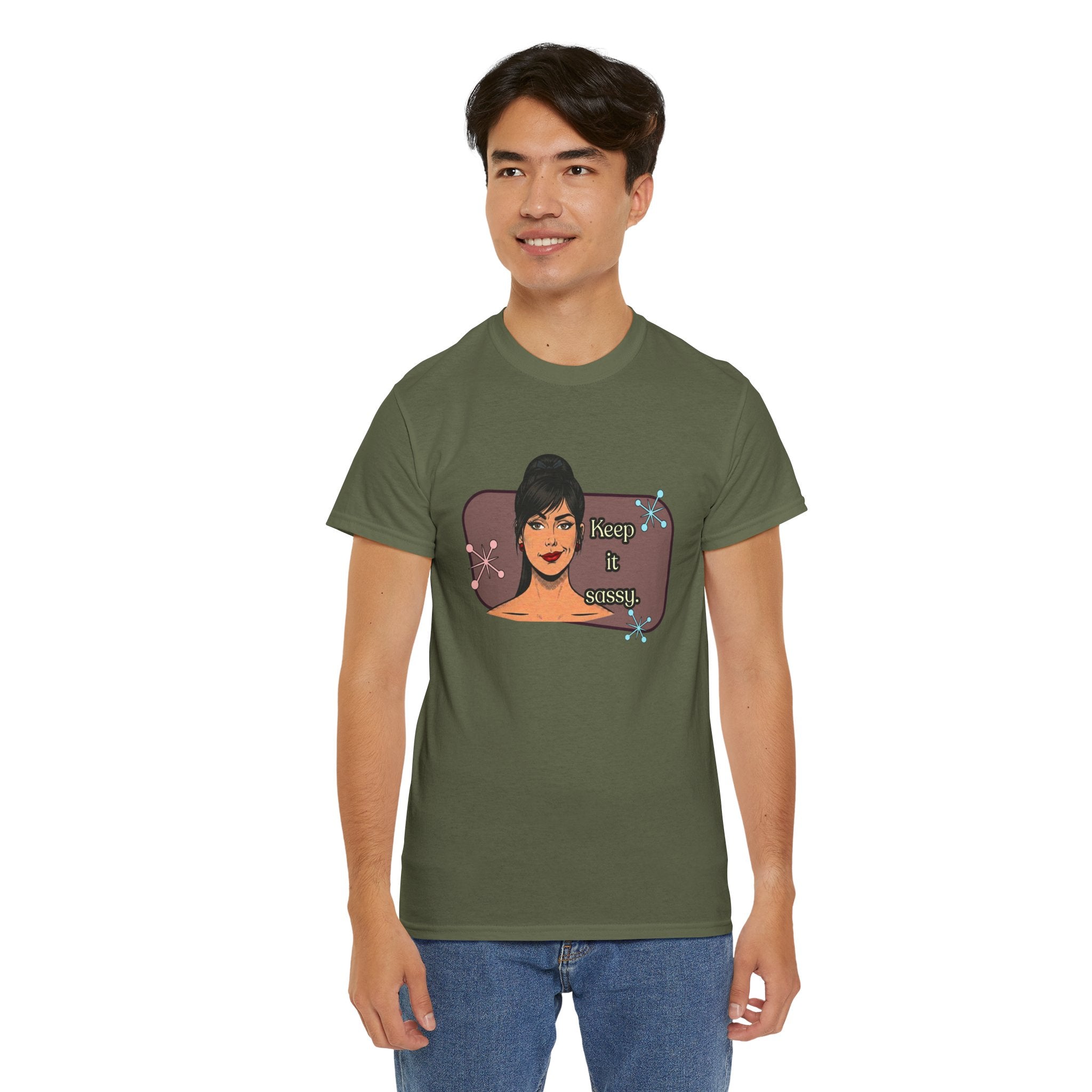 Keep It Sassy Retro Tee — Vintage Style Graphic Tee