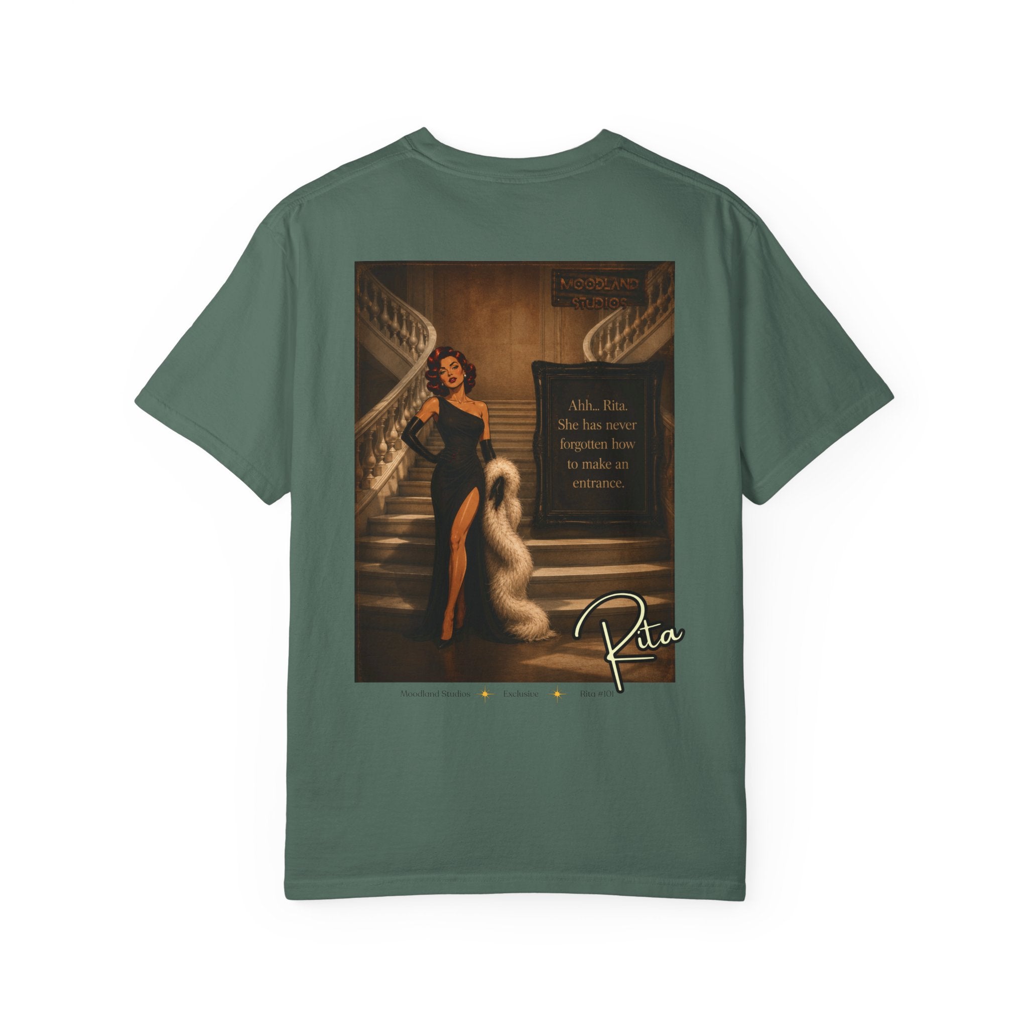 Moodland Studios Retro T‑Shirt — Rita #101 Poster Tee