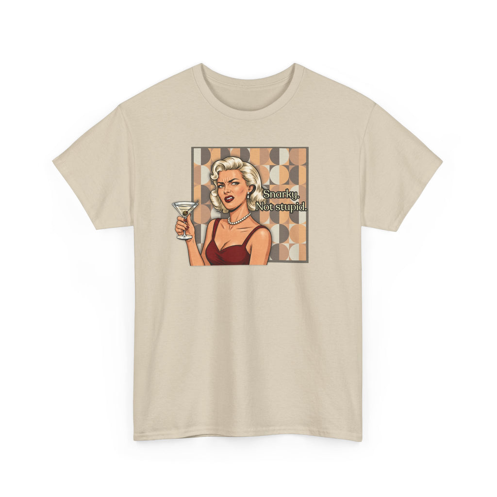 Snarky. Not Stupid. Retro T-Shirt — Vintage Style Mood Swings Graphic Tee