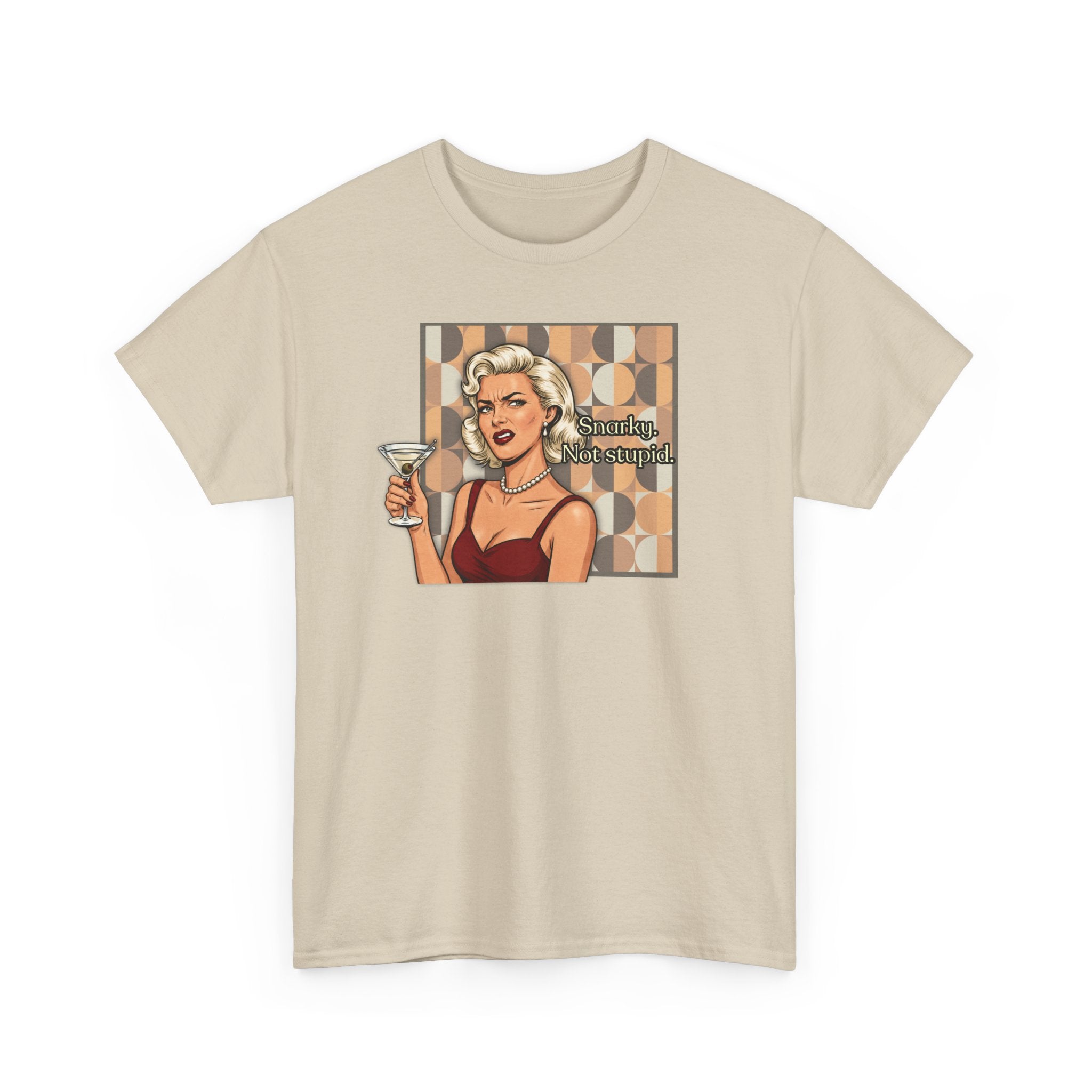 Snarky. Not Stupid. Retro T-Shirt — Vintage Style Mood Swings Graphic Tee