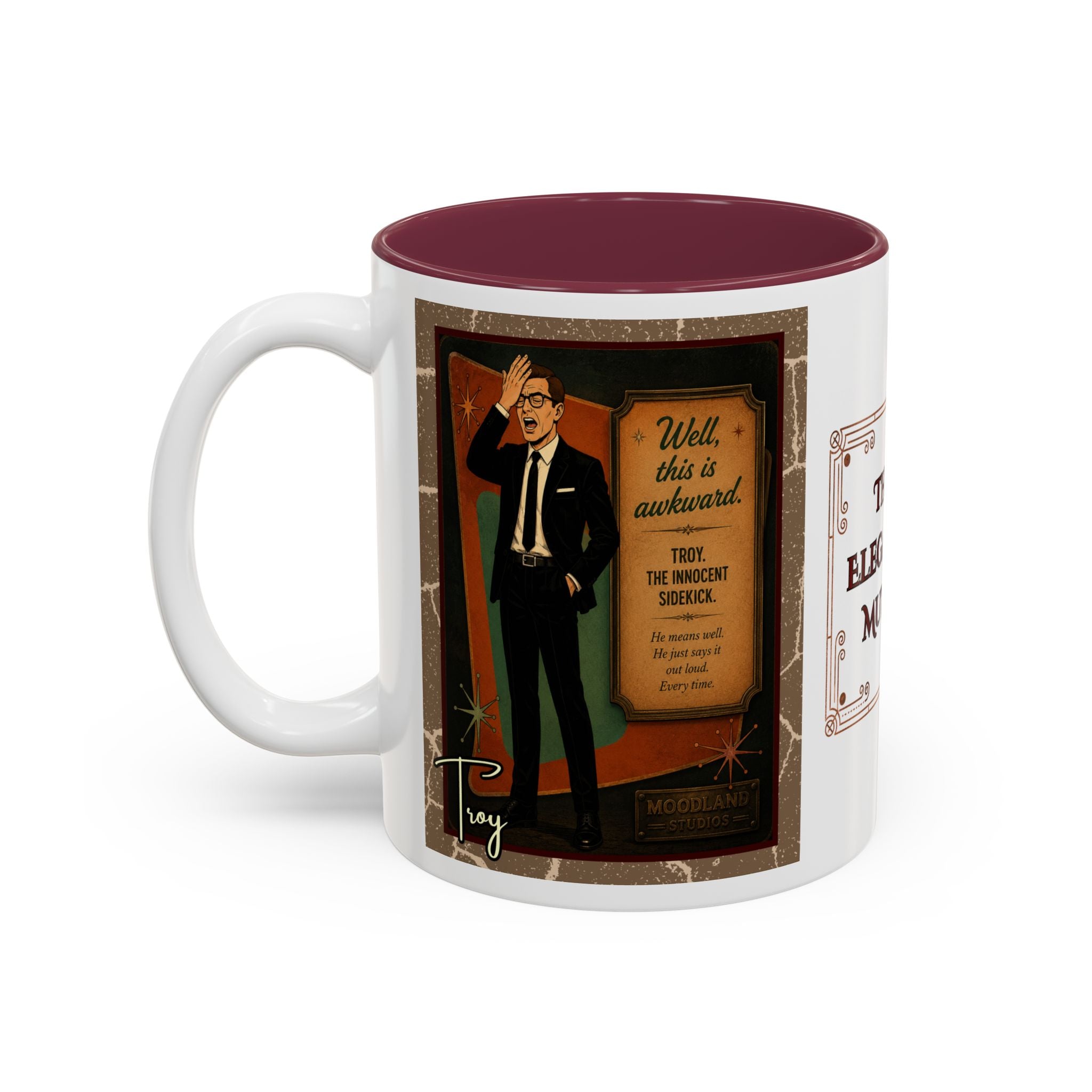 Troy Accent Mug - Two Tone Coffee Cup (11oz)