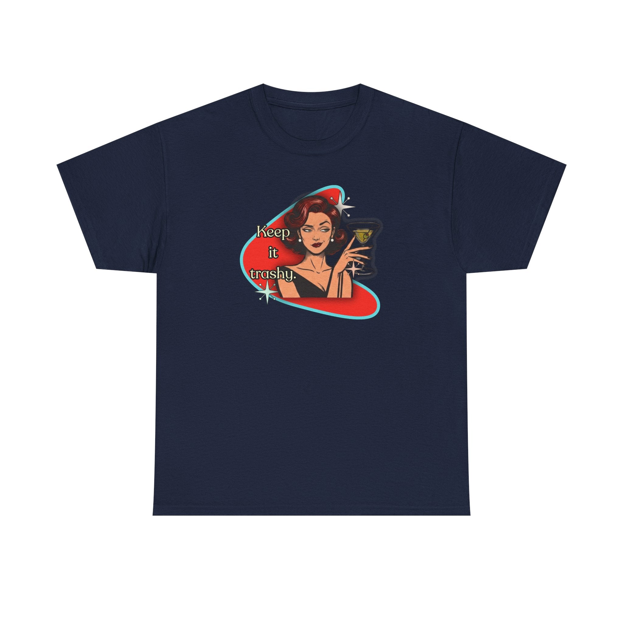 Keep it Trashy Retro Tee – Vintage Style Graphic Tee