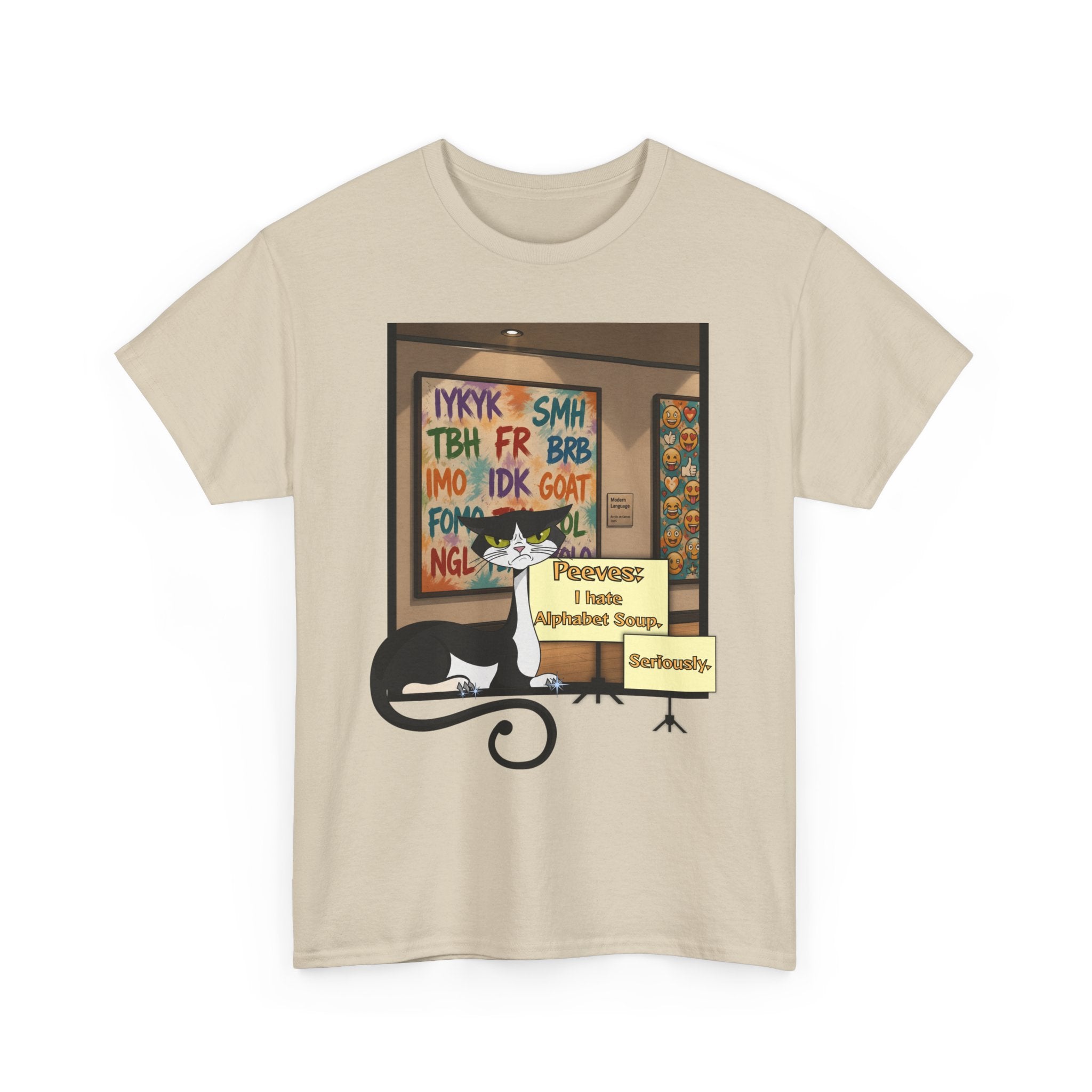 Peeves: Alphabet Soup T-Shirt — Museum Curator Graphic Tee