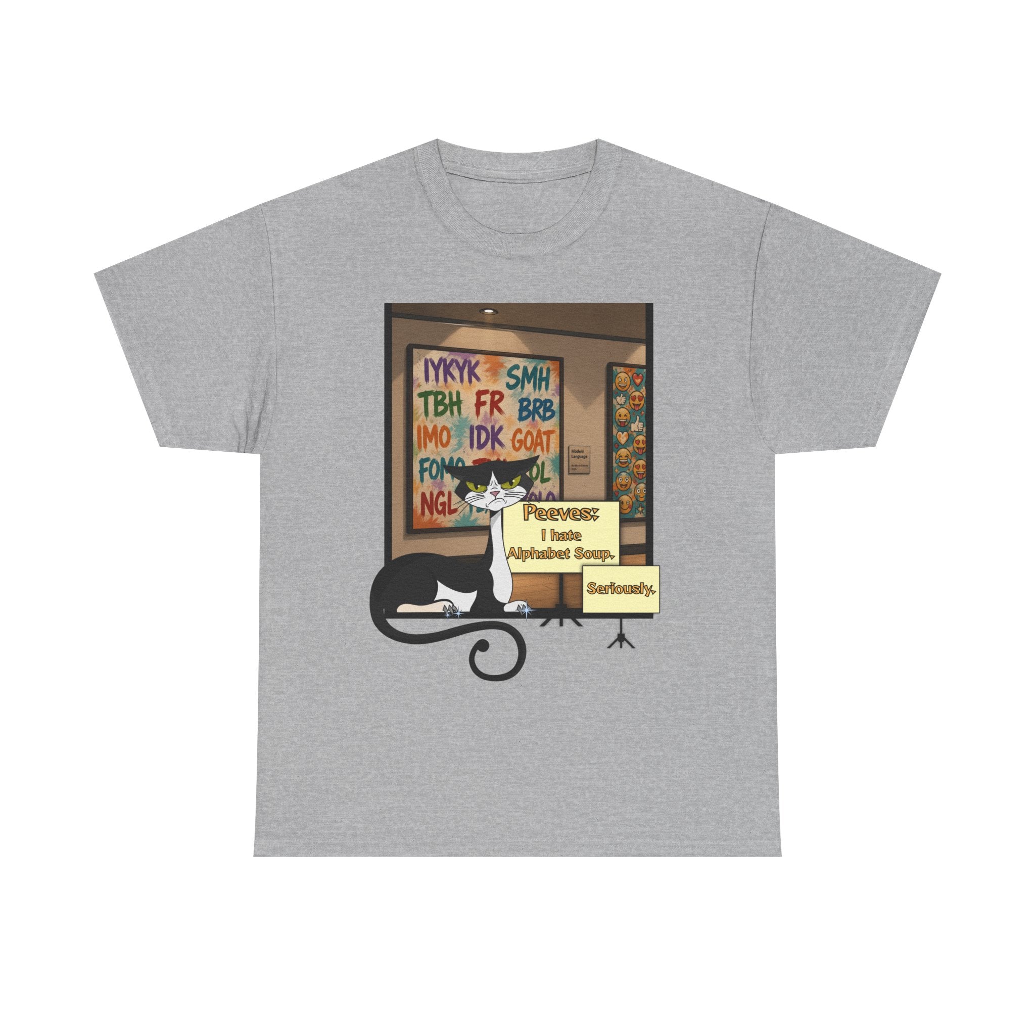 Peeves: Alphabet Soup T-Shirt — Museum Curator Graphic Tee