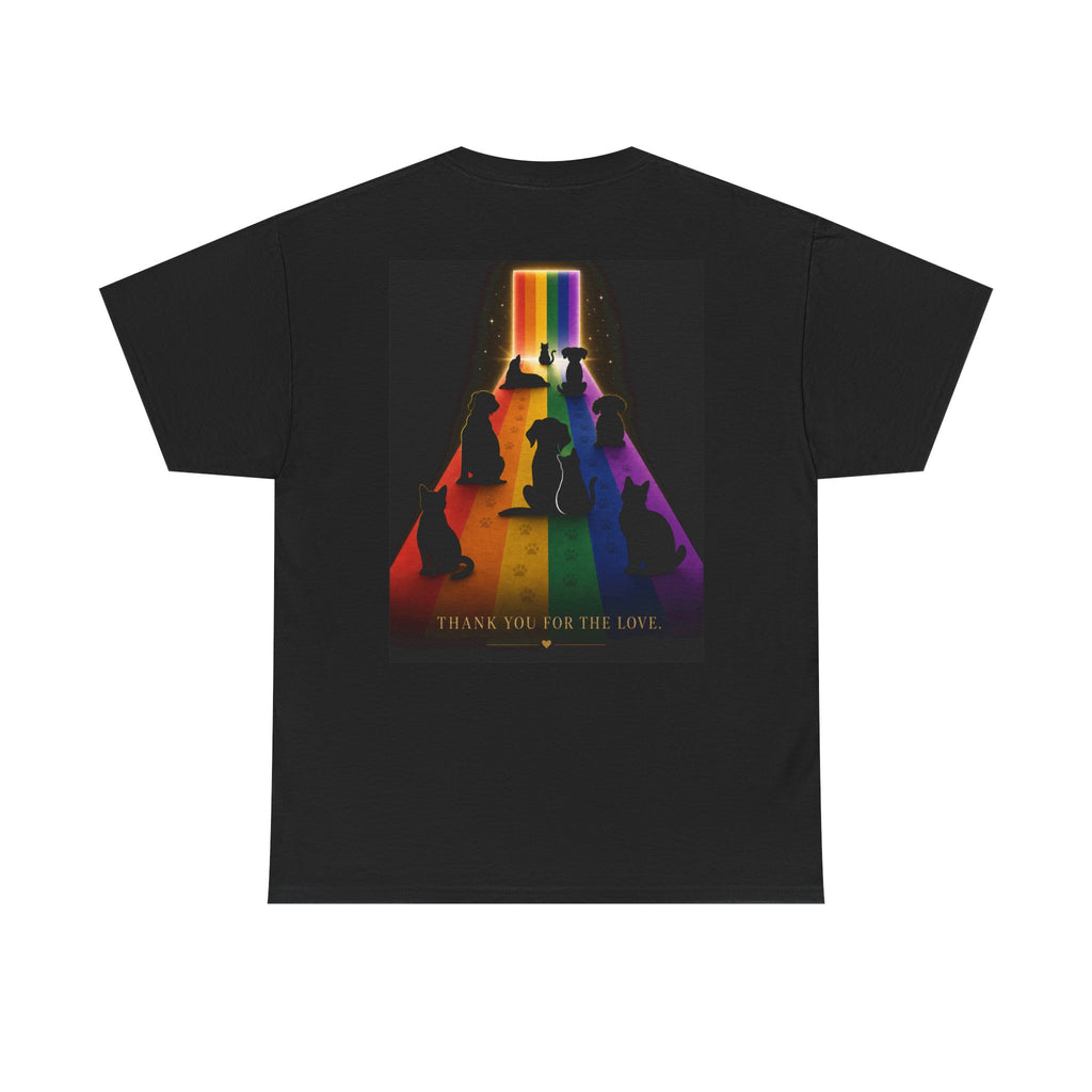 Rainbow Bridge Tribute Graphic Tee— Thank You For the Love