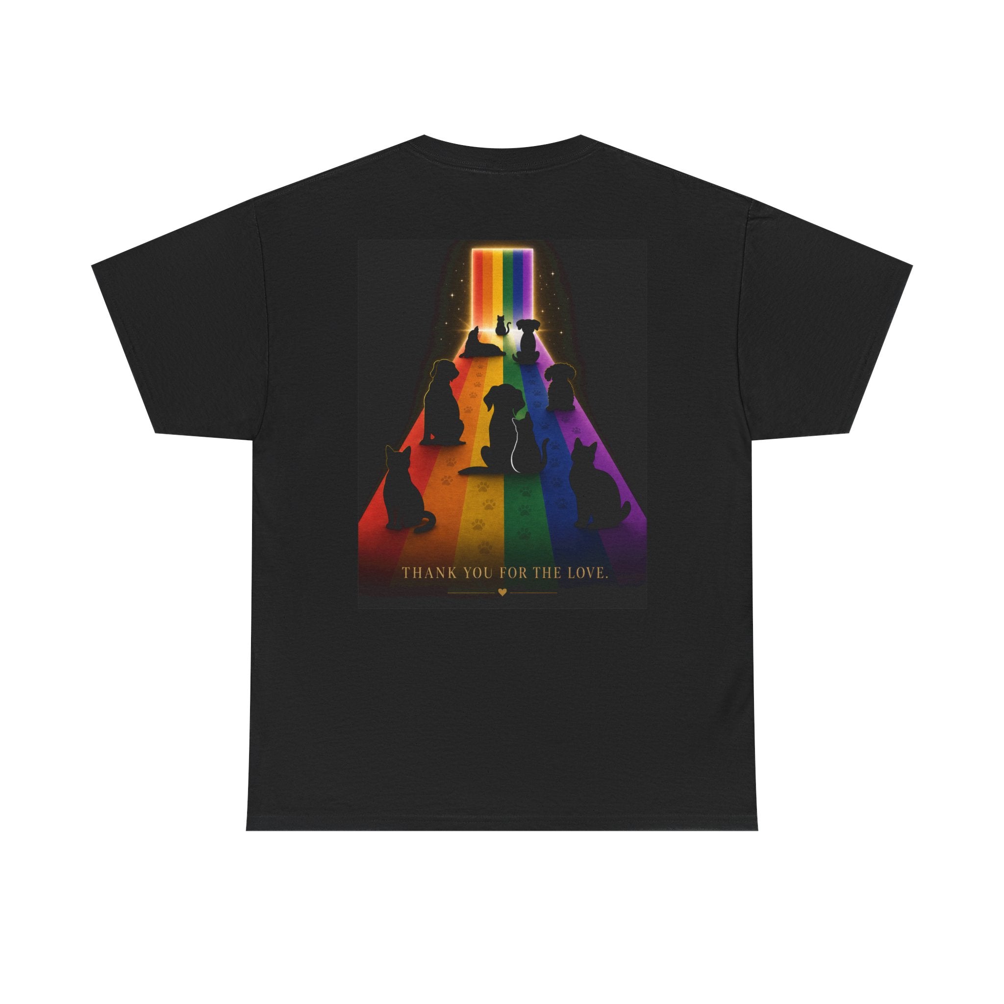Rainbow Bridge Tribute Graphic Tee— Thank You For the Love