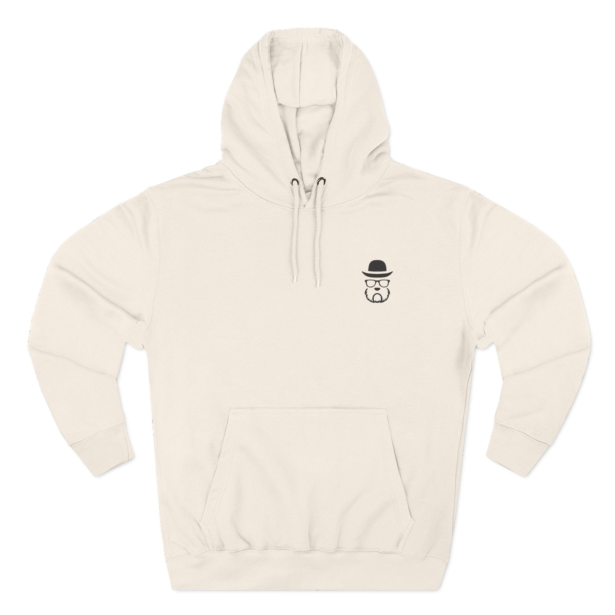 The Elegant Mutt Logo Hoodie — The Mutt Logo Graphic Fleece Pullover