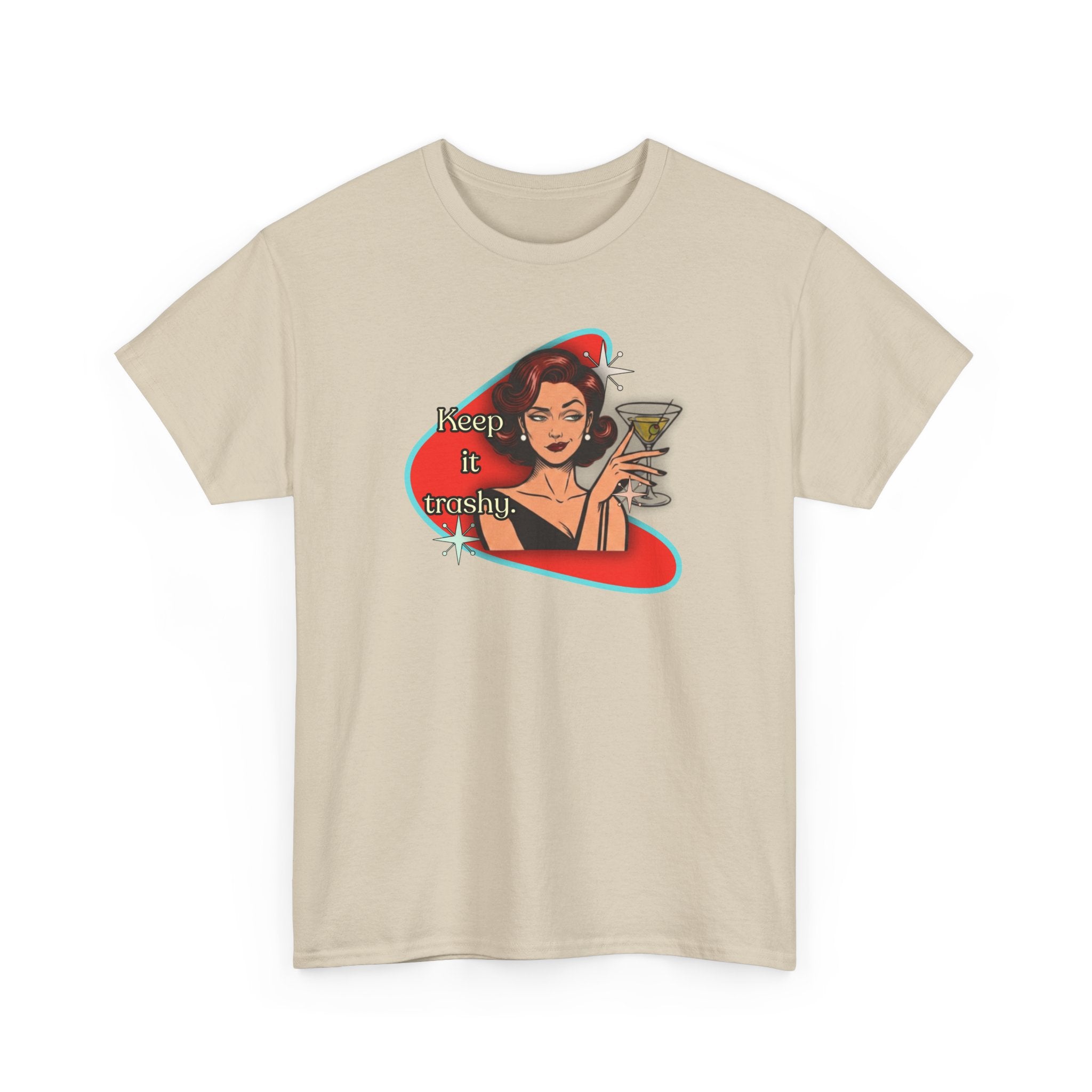 Keep it Trashy Retro Tee – Vintage Style Graphic Tee