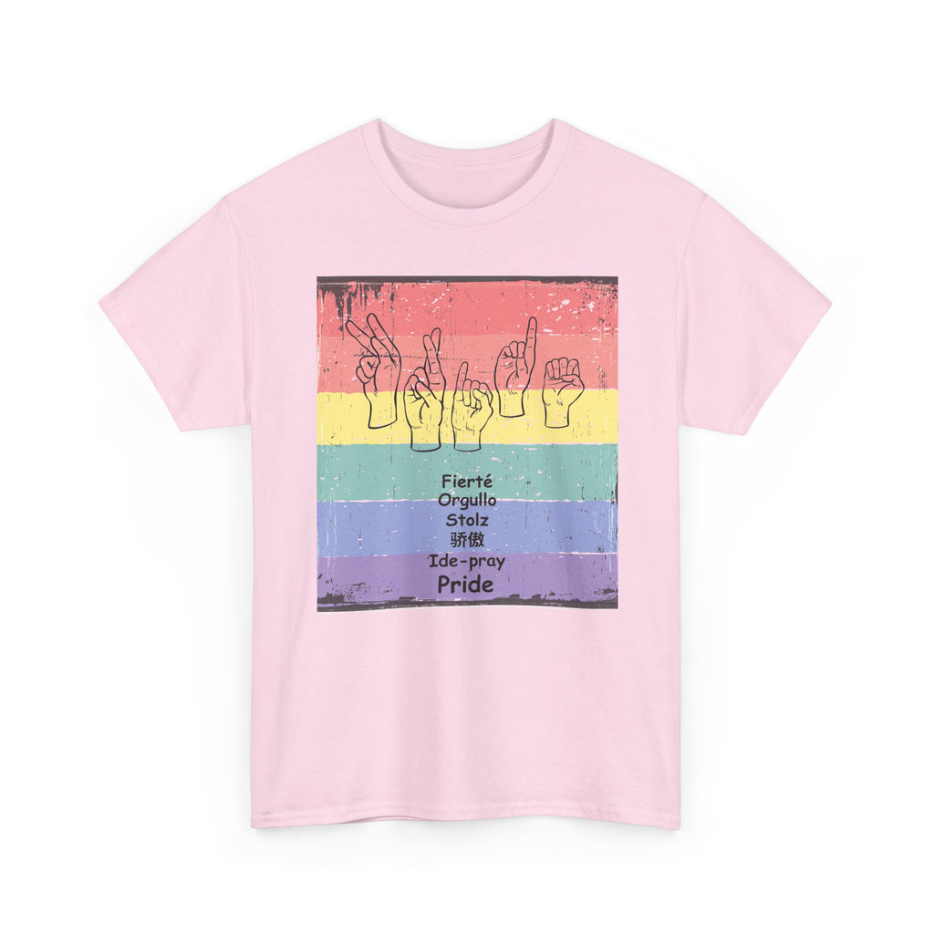 Pride Language - Rainbow Graphic Tee