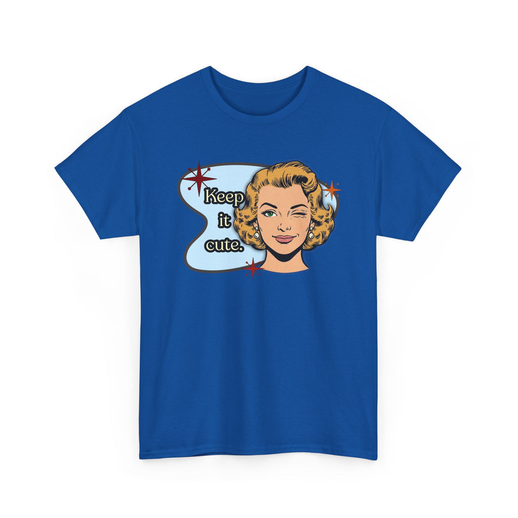 Keep It Cute Retro Tee — Vintage Style Graphic Tee