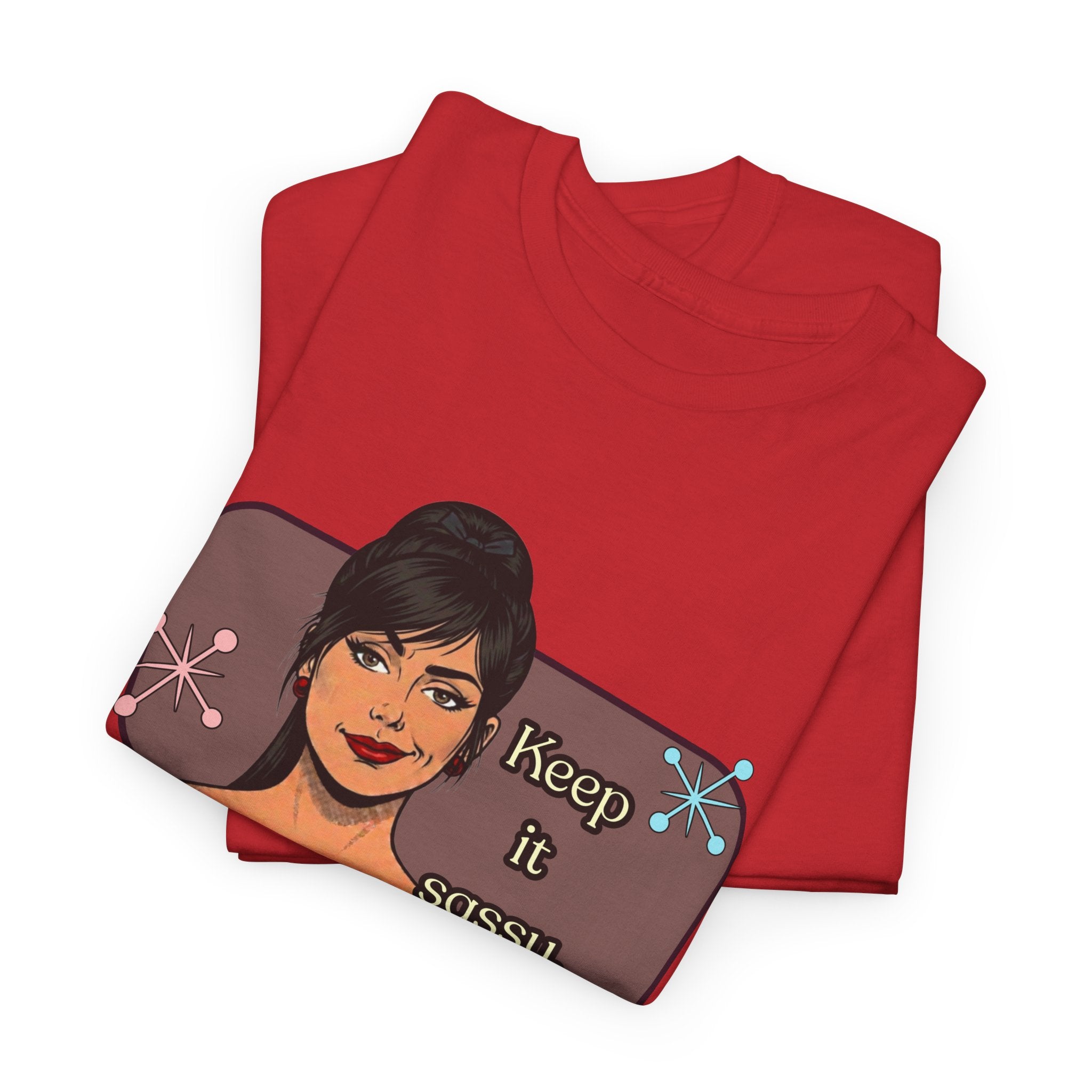 Keep It Sassy Retro Tee — Vintage Style Graphic Tee