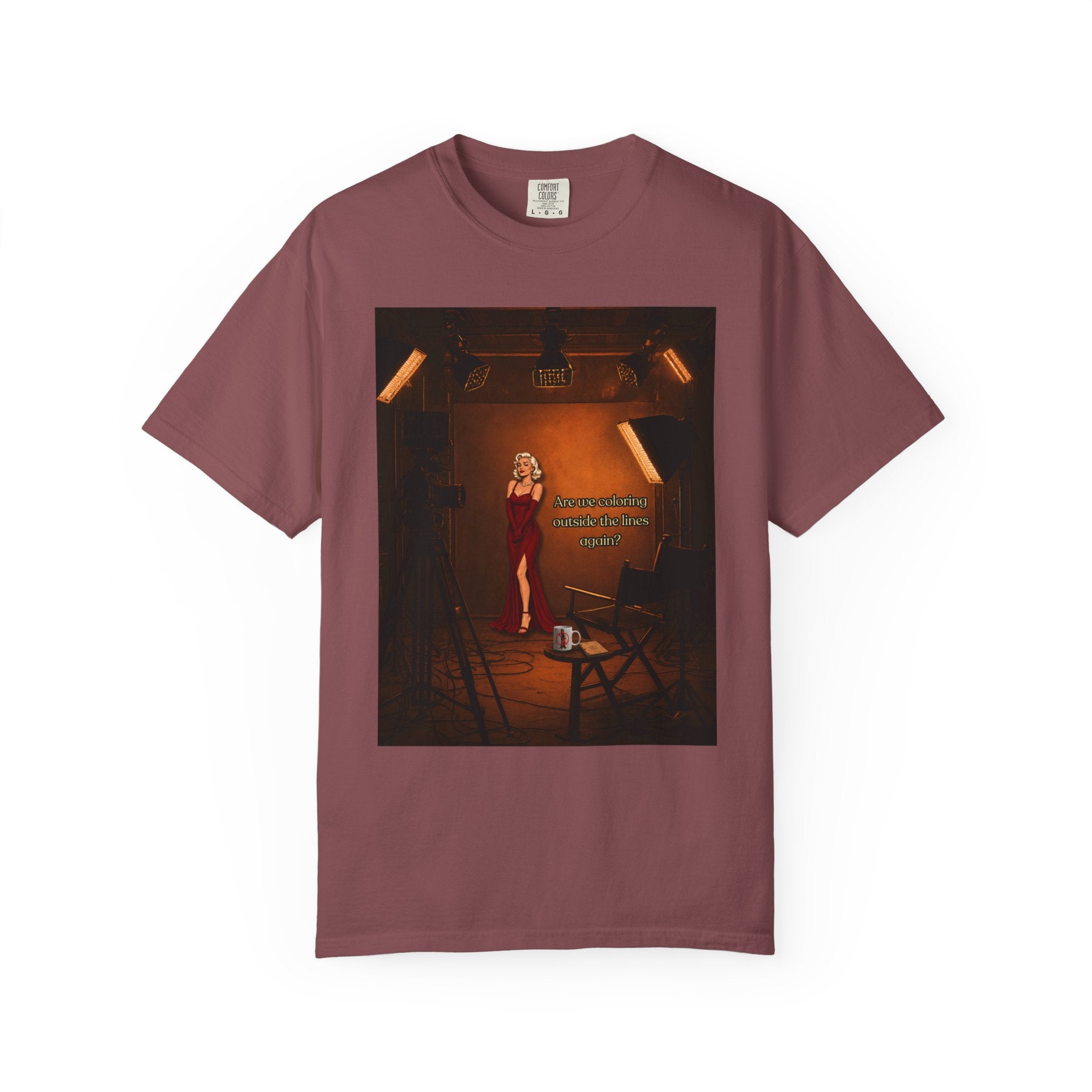 Are We Coloring Outside the lines again? Retro T-Shirt — Vintage Lexi Studio Graphic Tee