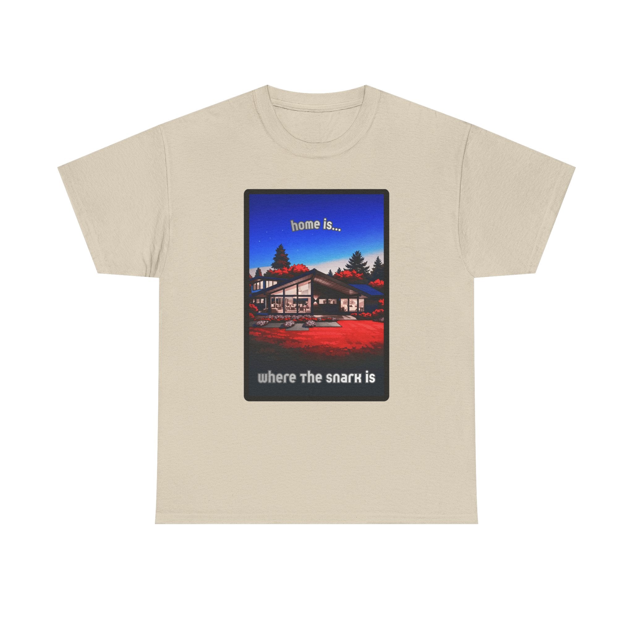 Home Is Where the Snark Is T-Shirt — Retro MCM Graphic Tee