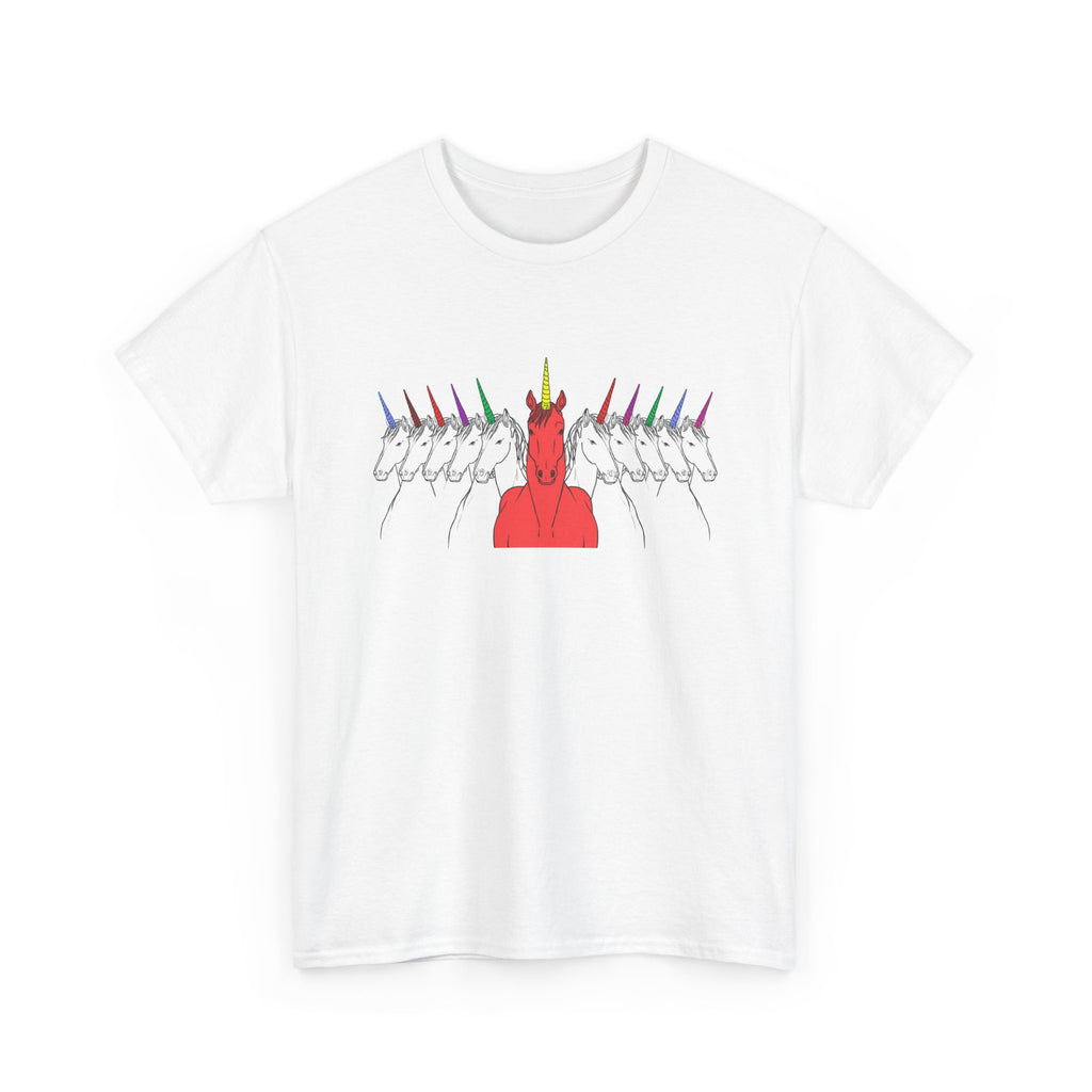 Magical Unicorn Parade Unisex Heavy Cotton Tee