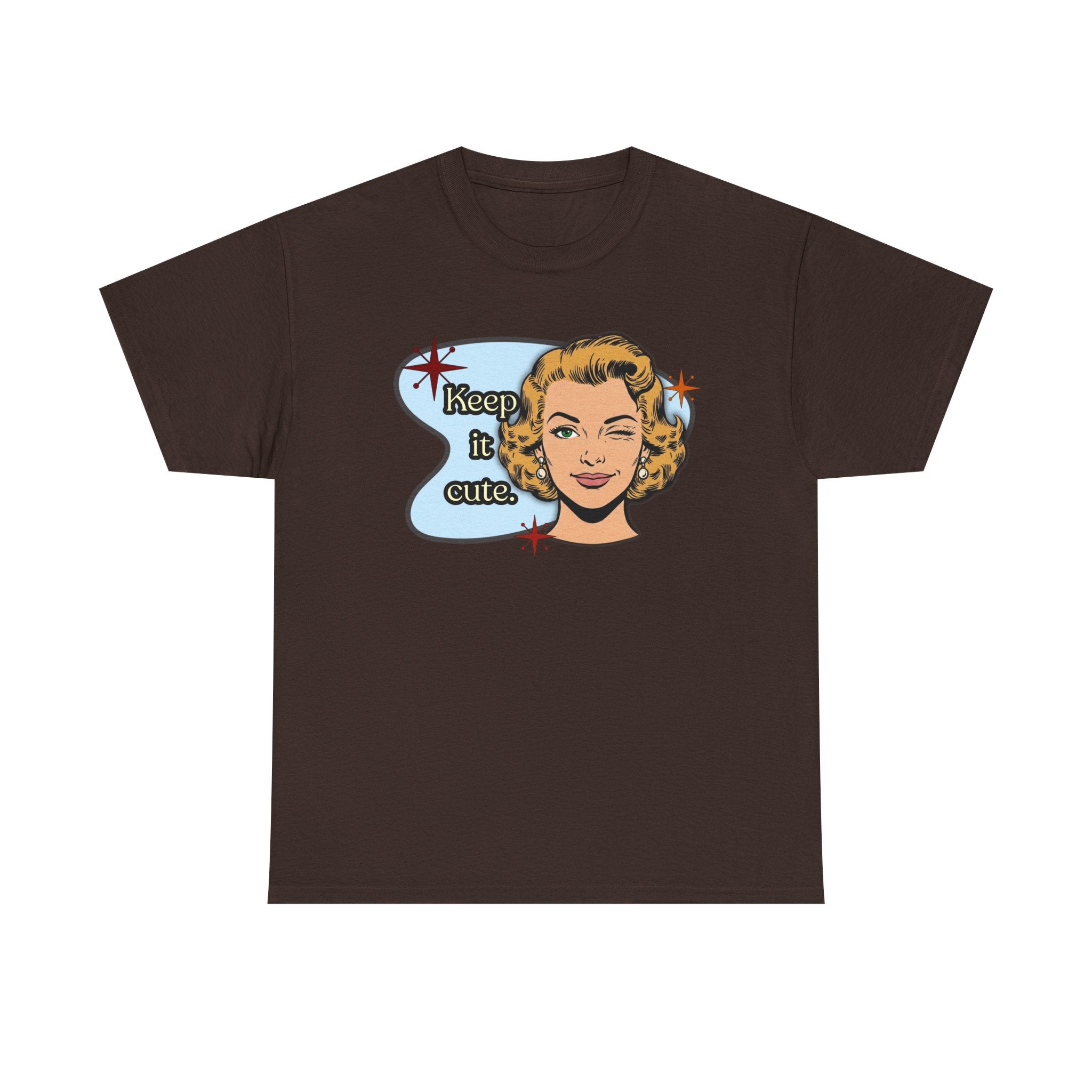 Keep It Cute Retro Tee — Vintage Style Graphic Tee