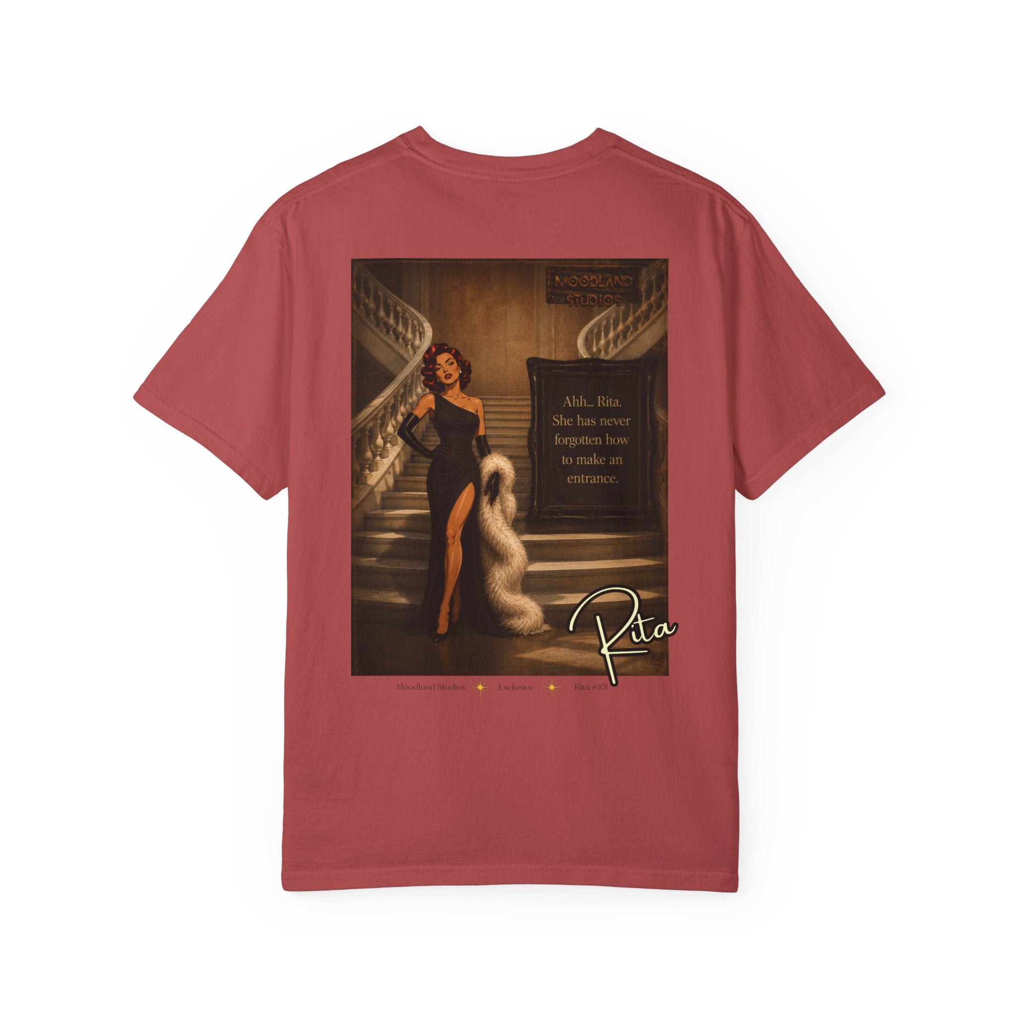 Moodland Studios Retro T‑Shirt — Rita #101 Poster Tee