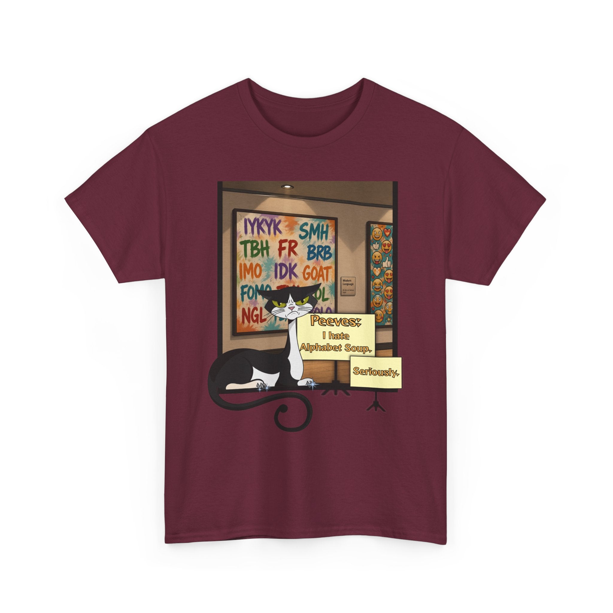 Peeves: Alphabet Soup T-Shirt — Museum Curator Graphic Tee