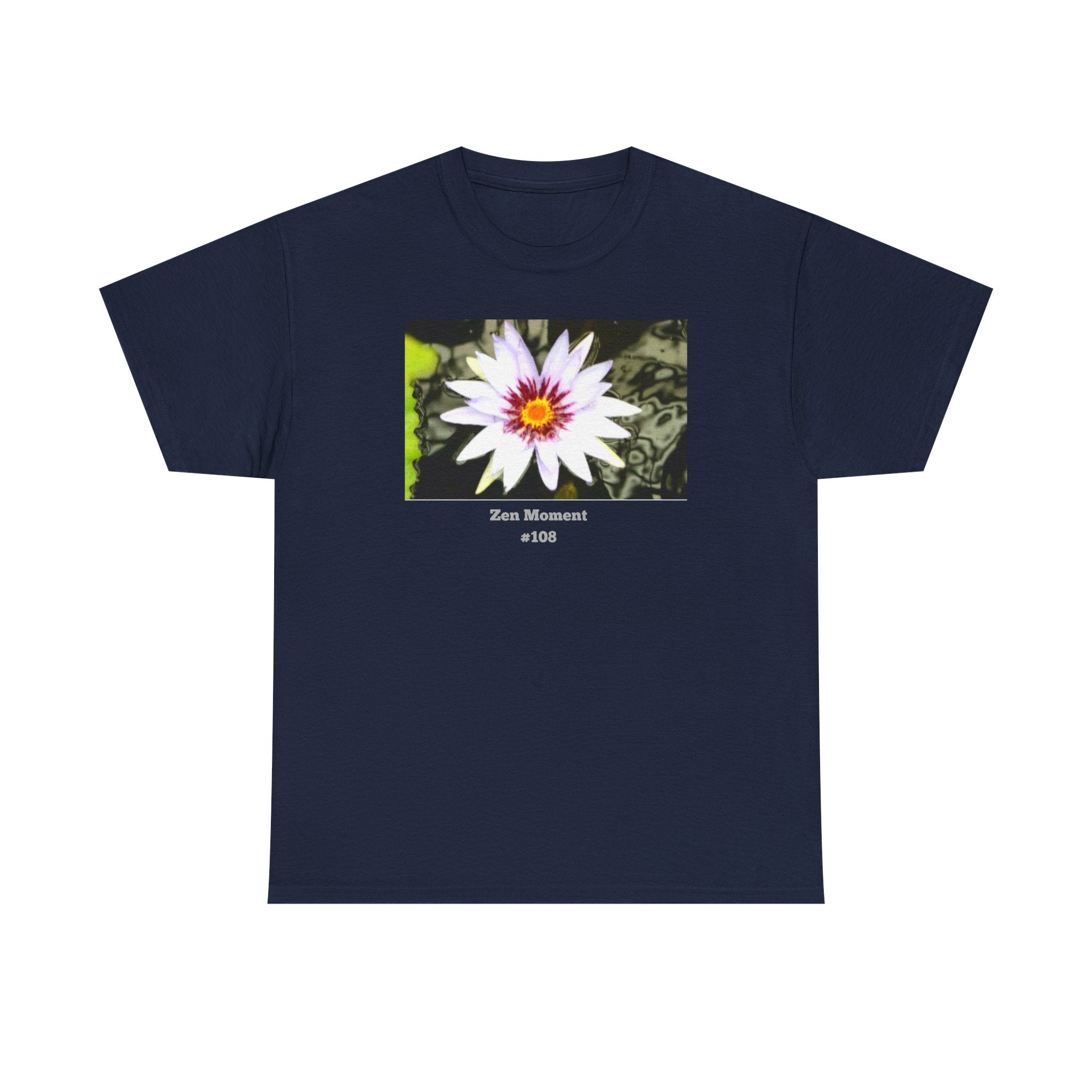 Floral Waterlily Tee — 'Sea Moment' Photo Print T-Shirt