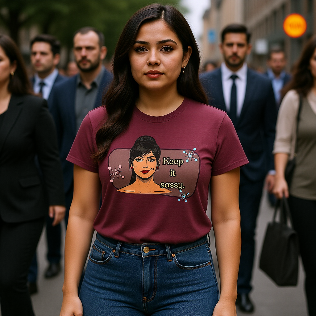 Keep It Sassy Retro Tee — Vintage Style Graphic Tee